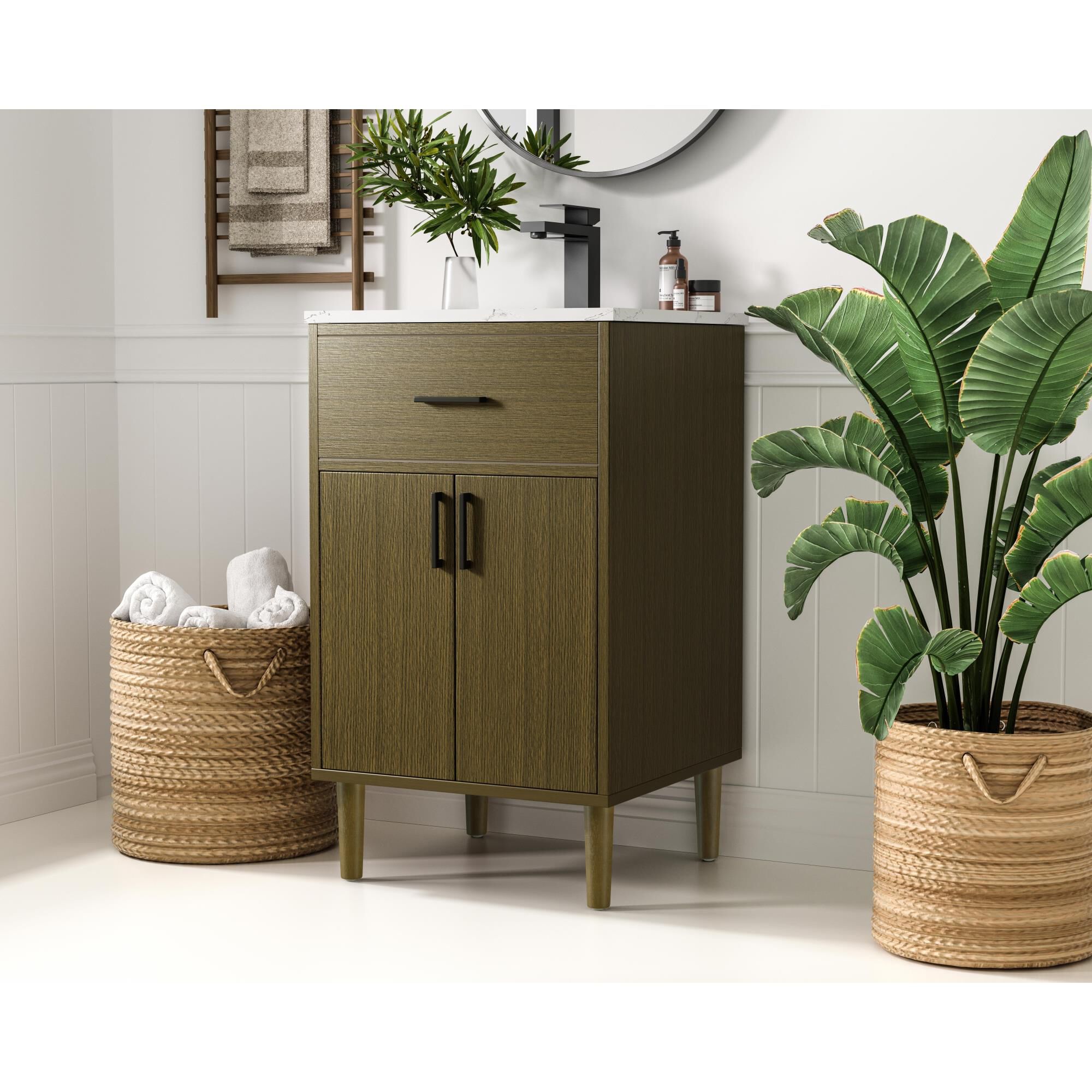 Shown in Chestnut Brown finish