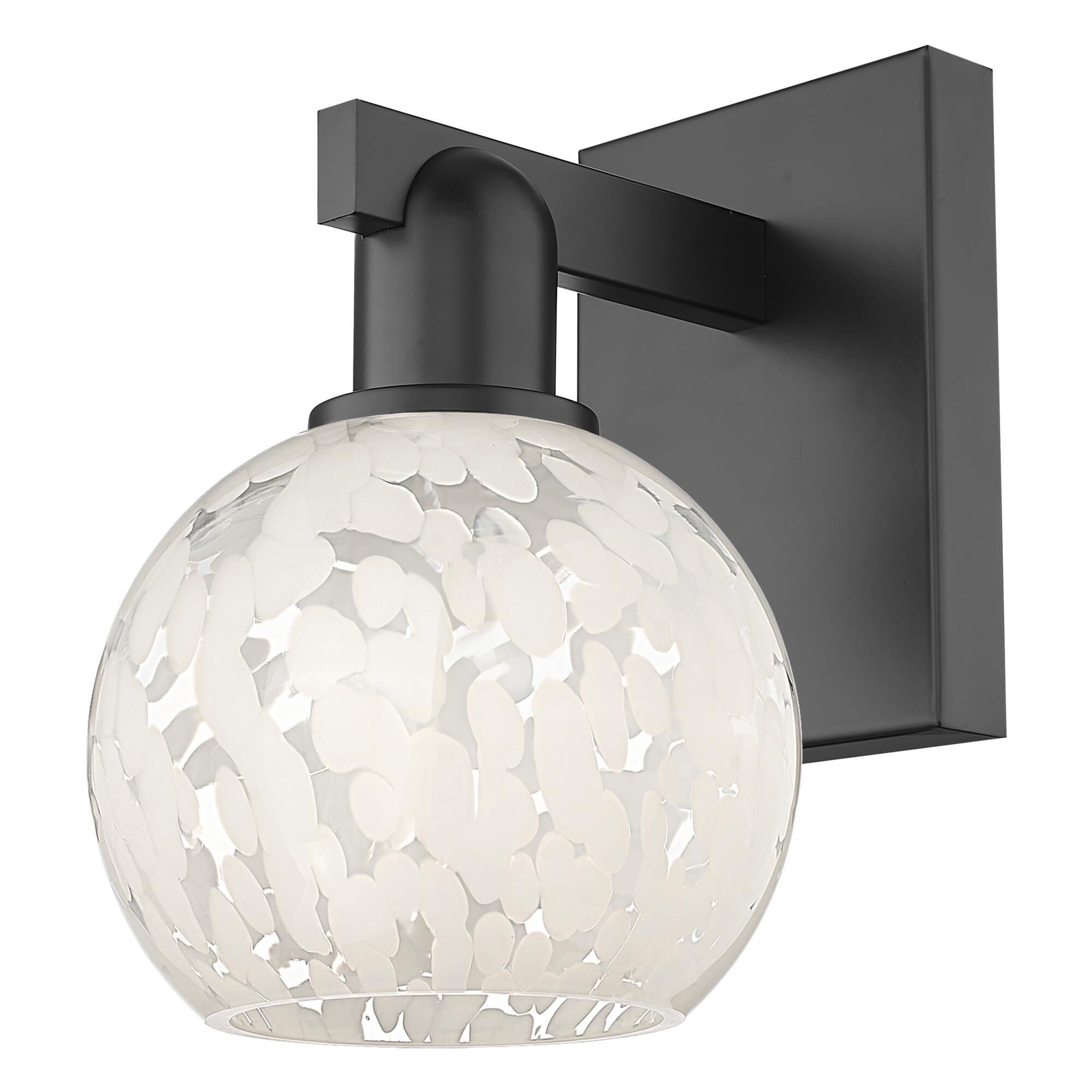 Bruno Marashlian White Mouchette 10 Inch Wall Sconce by Innovations Lighting