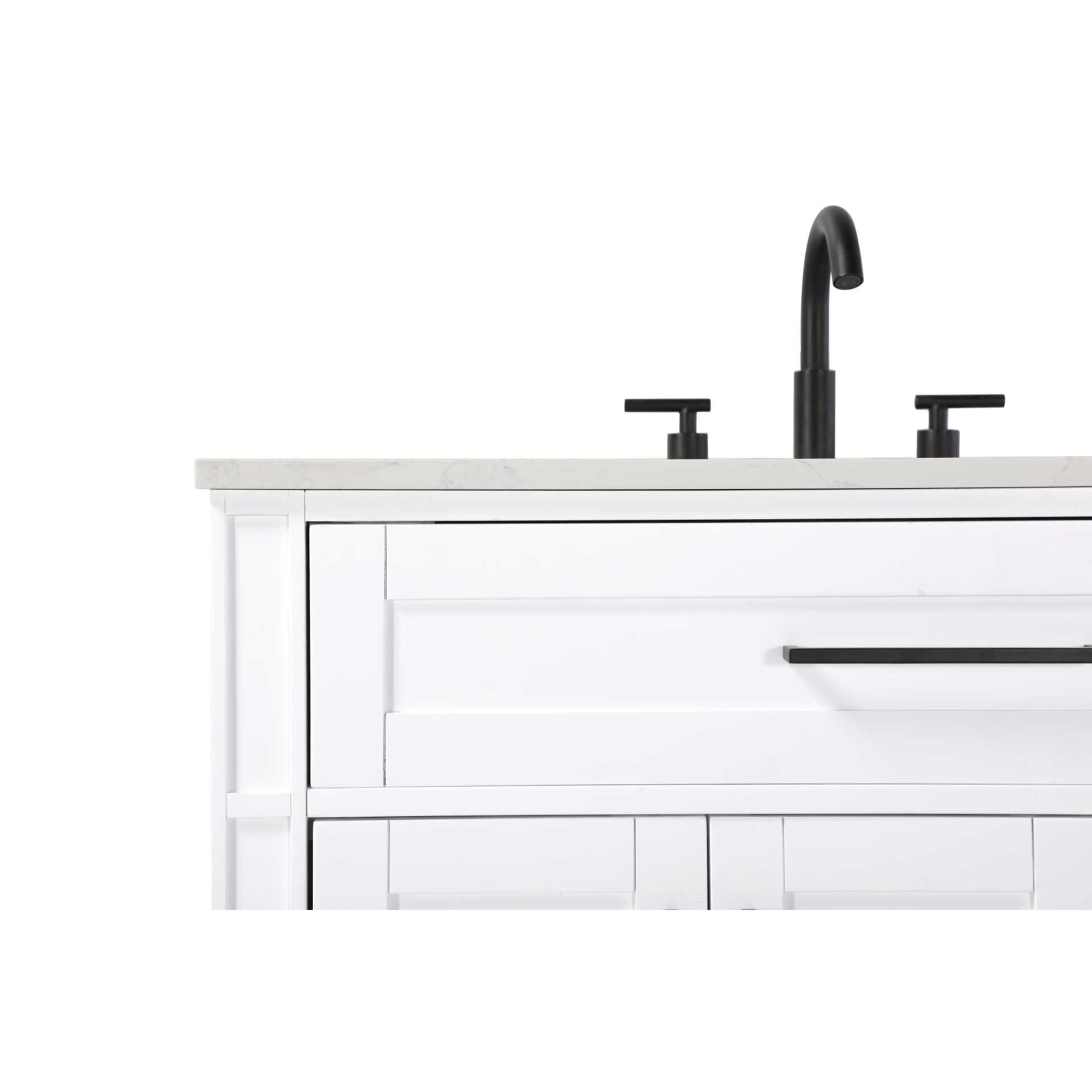 Shown in White finish