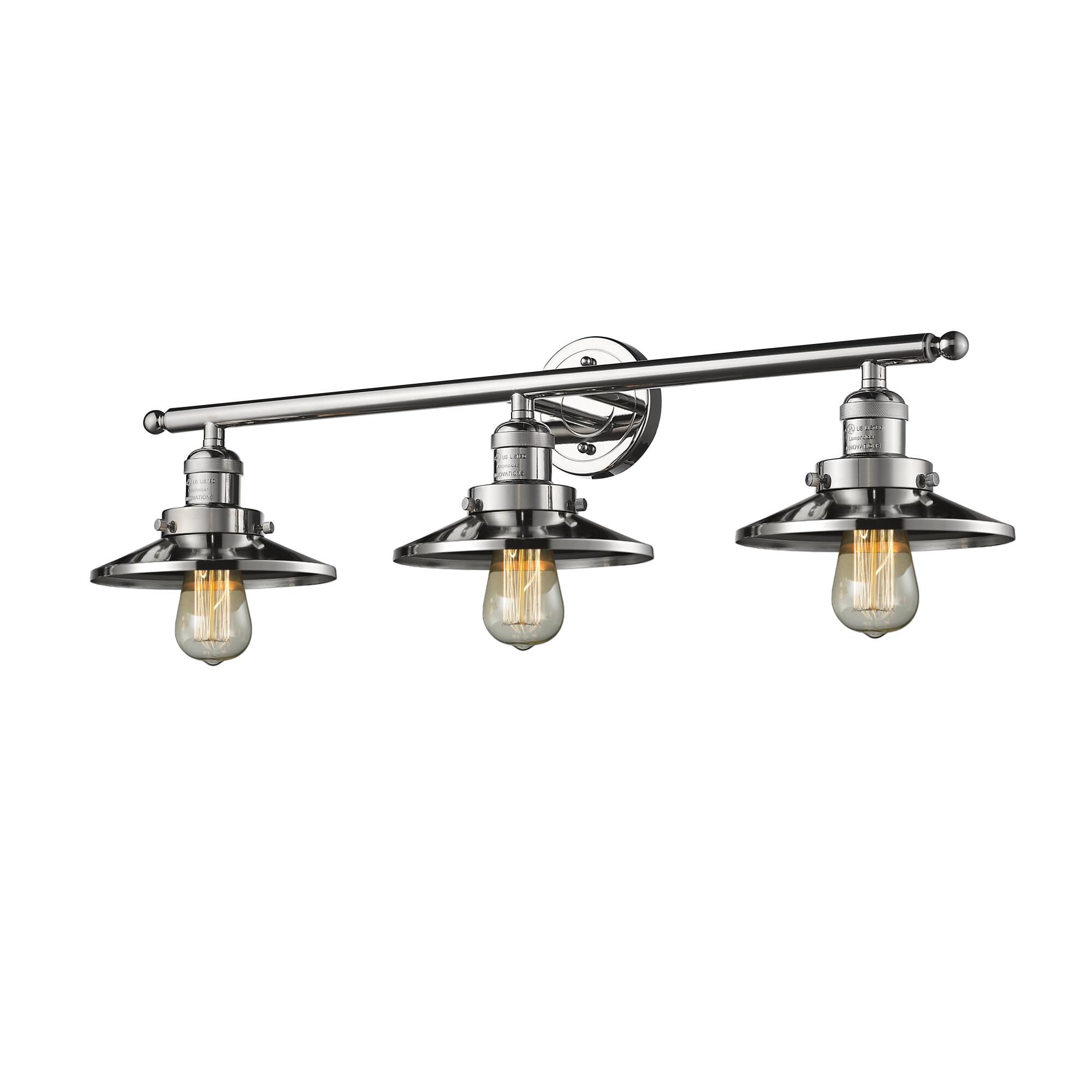 Bruno Marashlian Railroad 32 Inch 3 Light Bath Vanity Light by Innovations Lighting