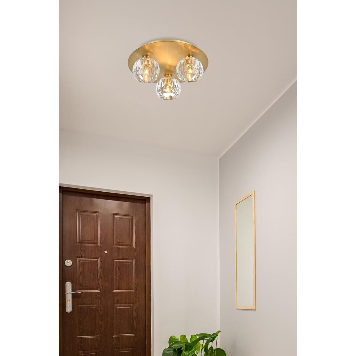 Graham 12 Inch 3 Light LED Flush Mount by Elegant Lighting