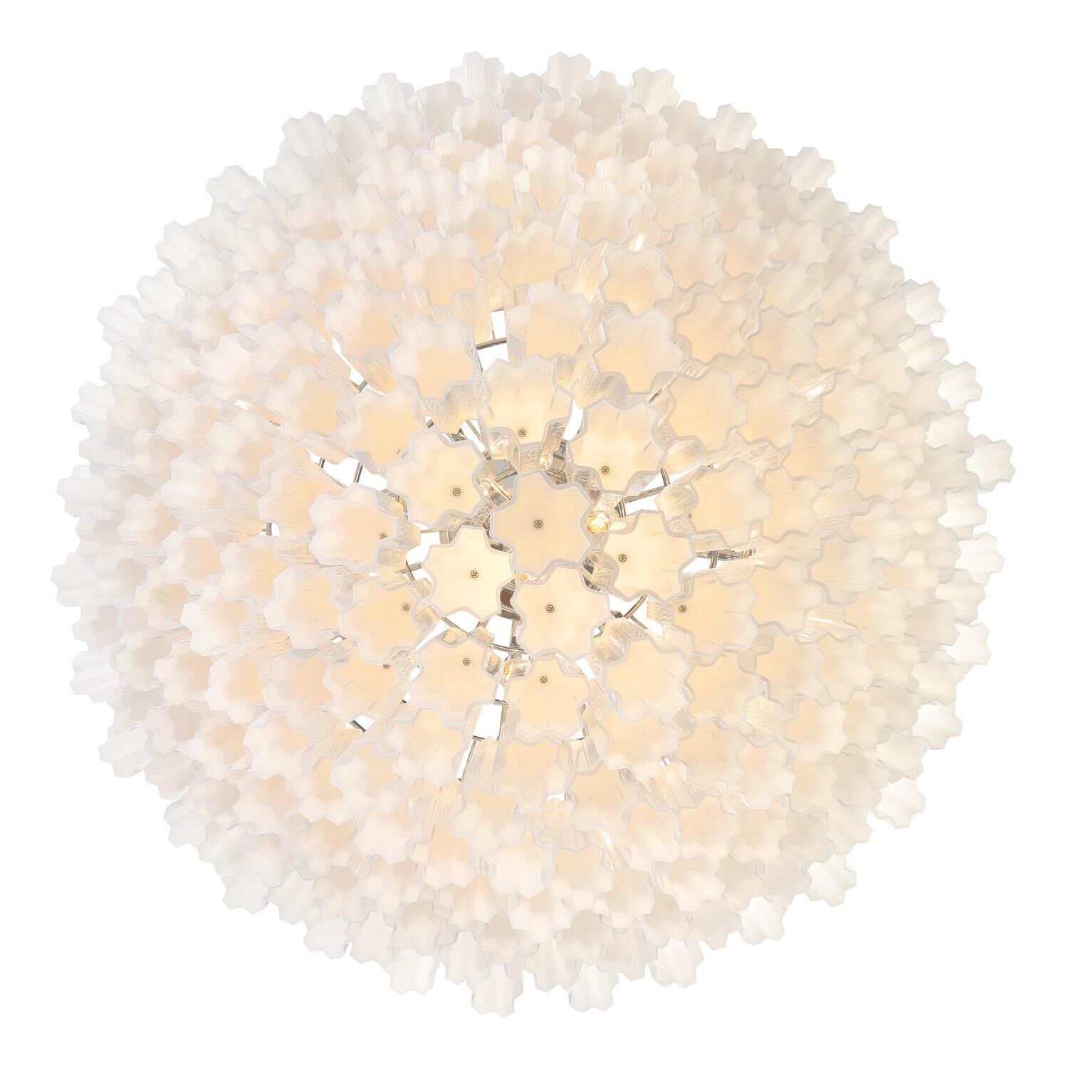 Shown in Polished Chrome finish and Tronchi Glass crystal