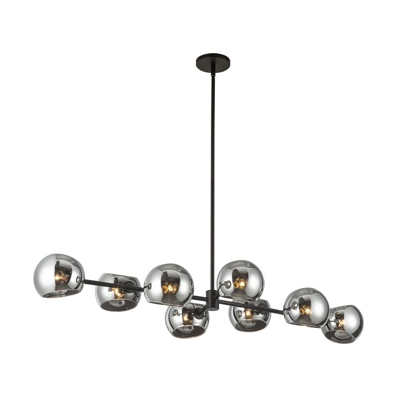 Willow Medium Linear Chandelier by Alora Mood