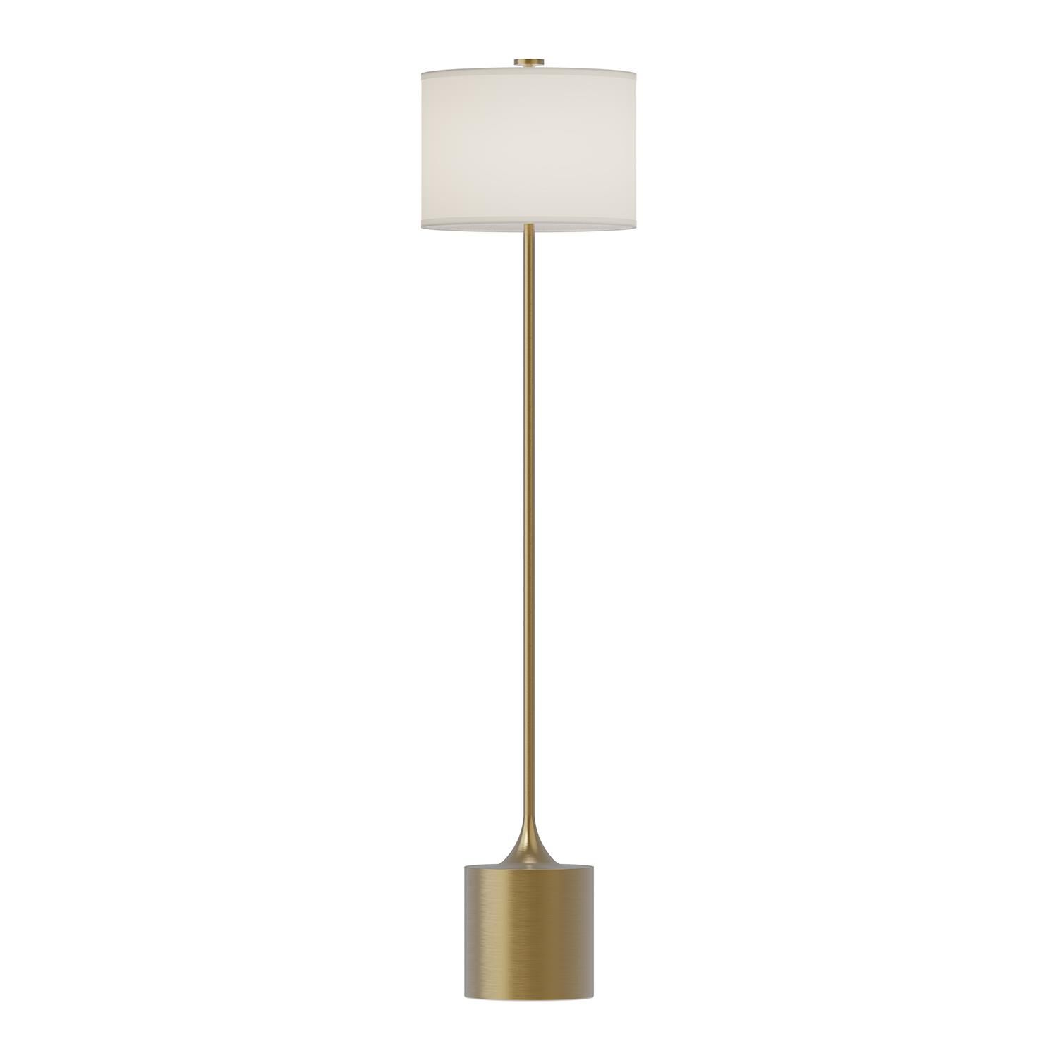 Shown in Brushed Gold/Ivory Linen finish