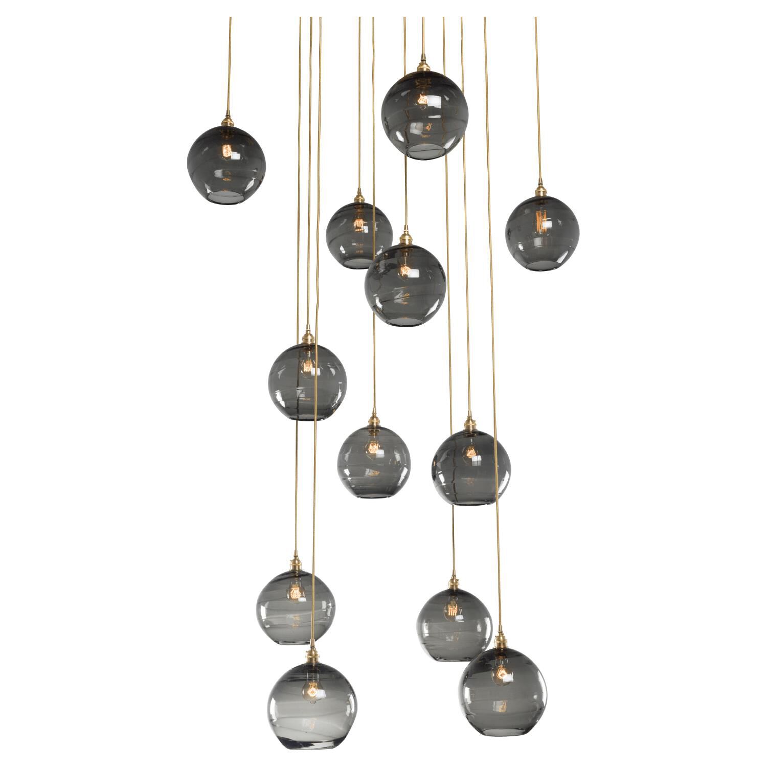Terra 36 Inch 12 Light Multi Light Pendant by Hammerton Studio