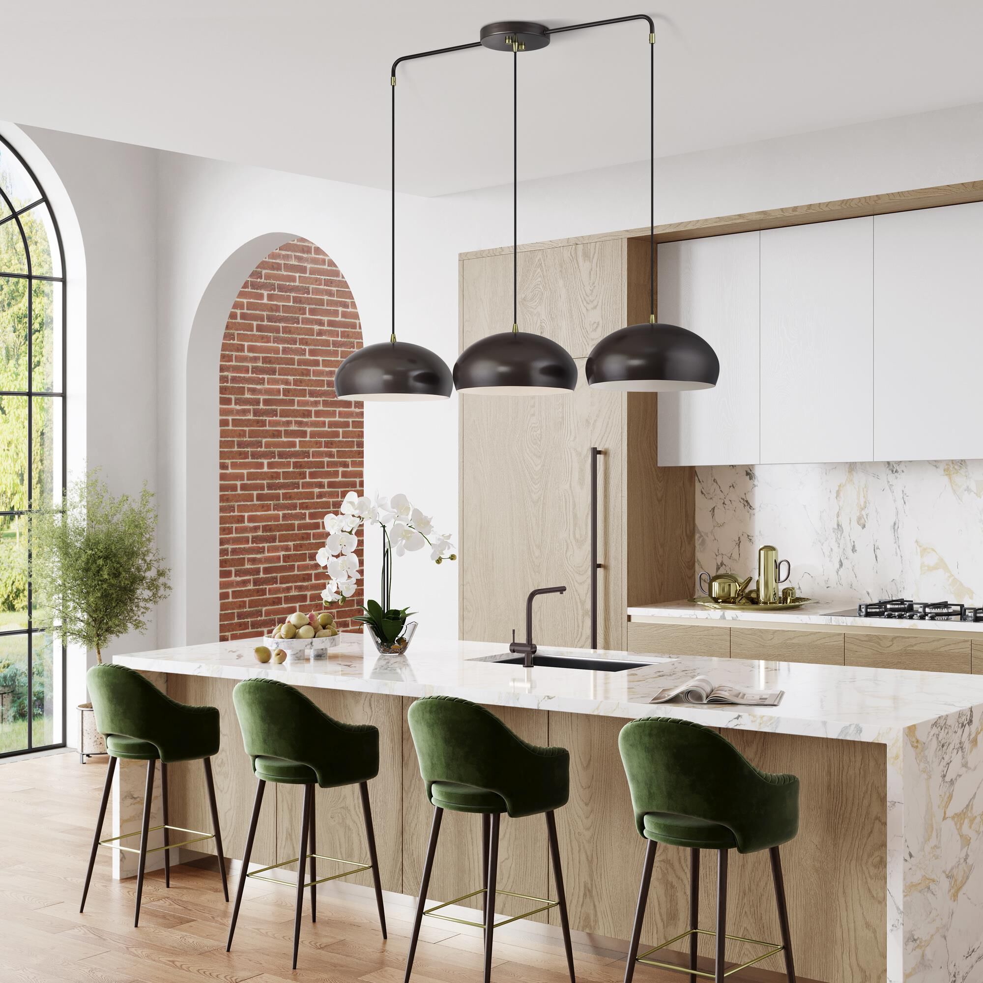 Domma 48 Inch Linear Suspension Light by Livex Lighting