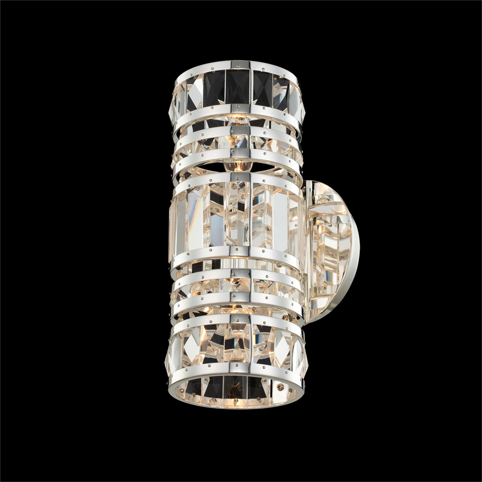 Shown in Polished Silver finish and Firenze crystal
