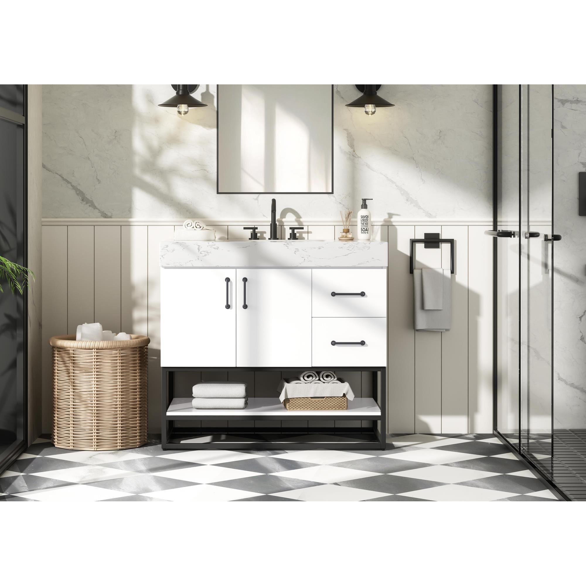 Caroline 36 Inch Bath Vanity by Elegant Dcor