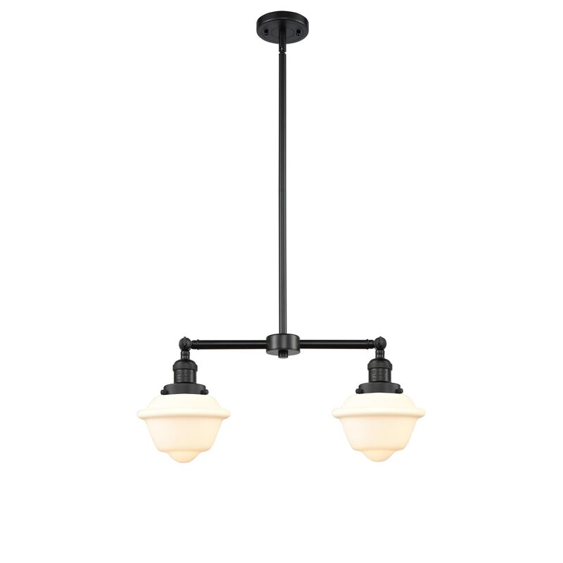 Bruno Marashlian Small Oxford 24 Inch 2 Light Chandelier by Innovations Lighting