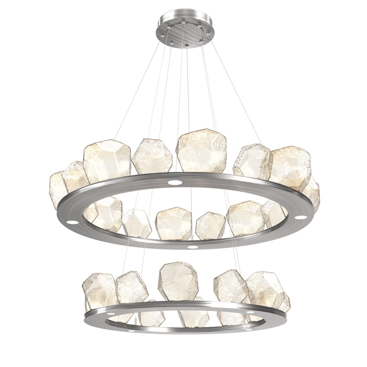 Gem 48 Inch 36 Light LED Chandelier by Hammerton Studio