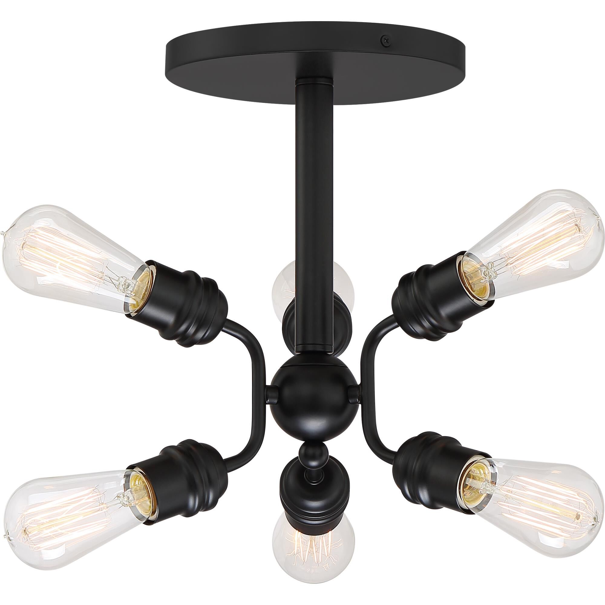 Faraday 16 Inch 6 Light Semi Flush Mount by Nuvo Lighting