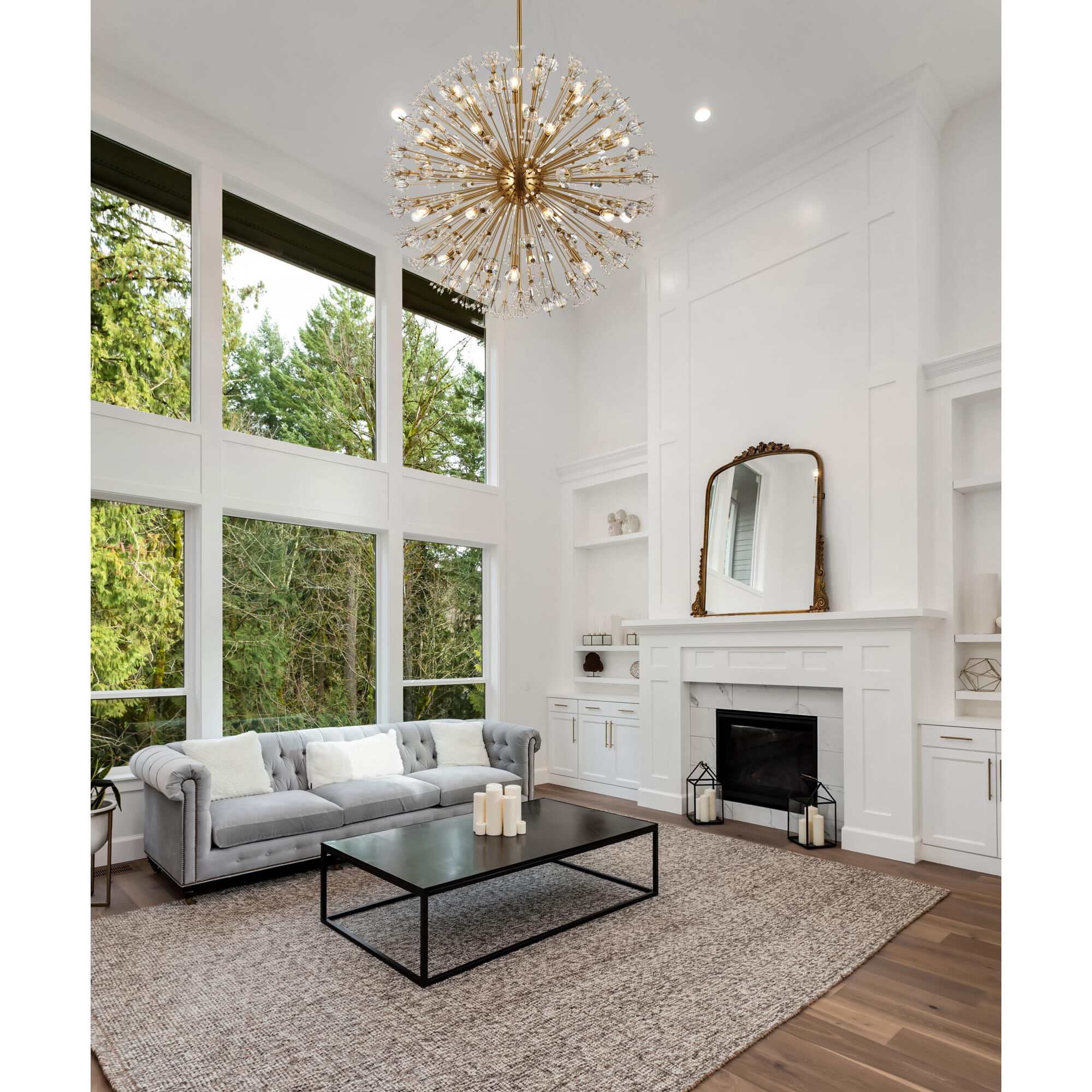 Vera 44 Inch Large Pendant by Elegant Lighting