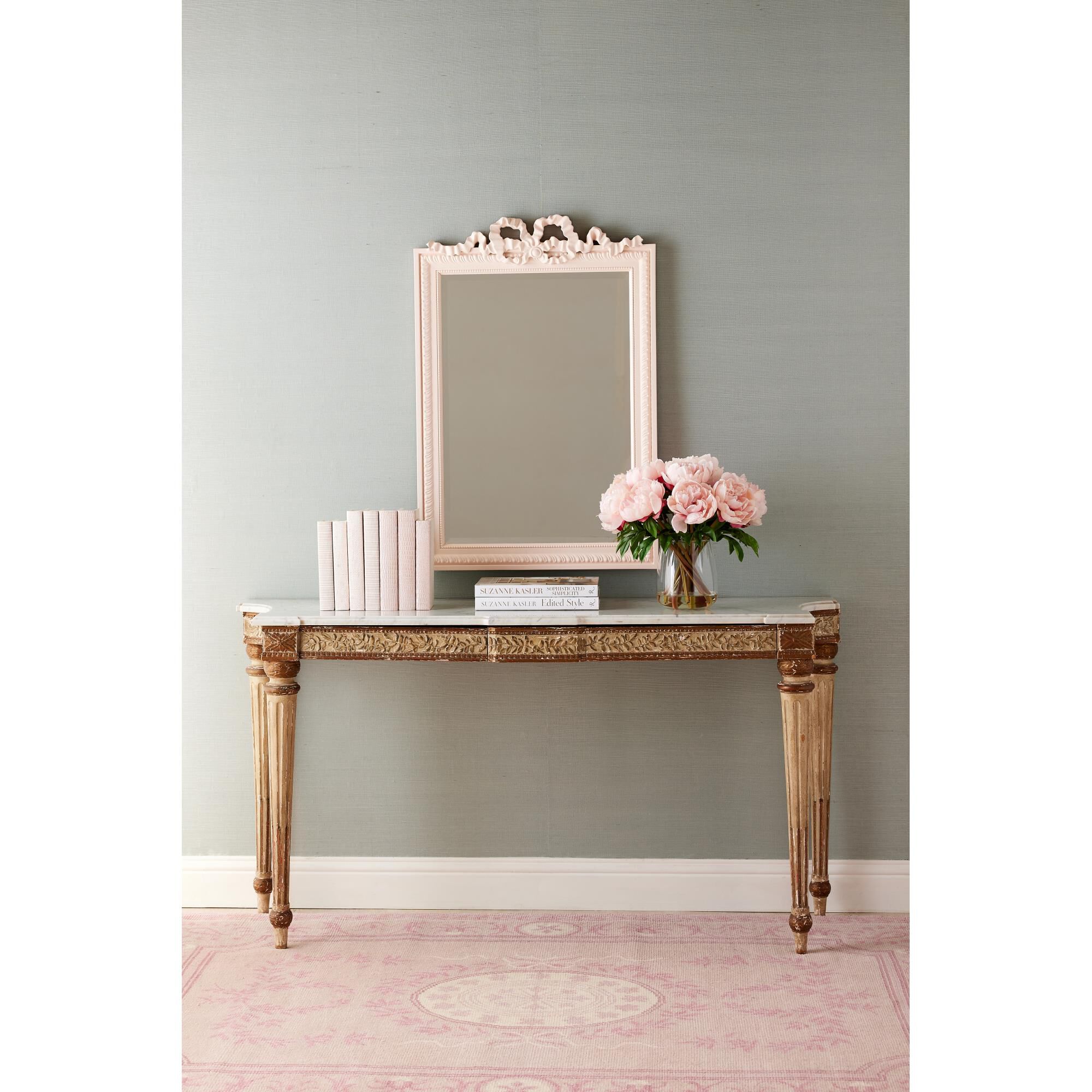 Shown in Tissue Pink finish