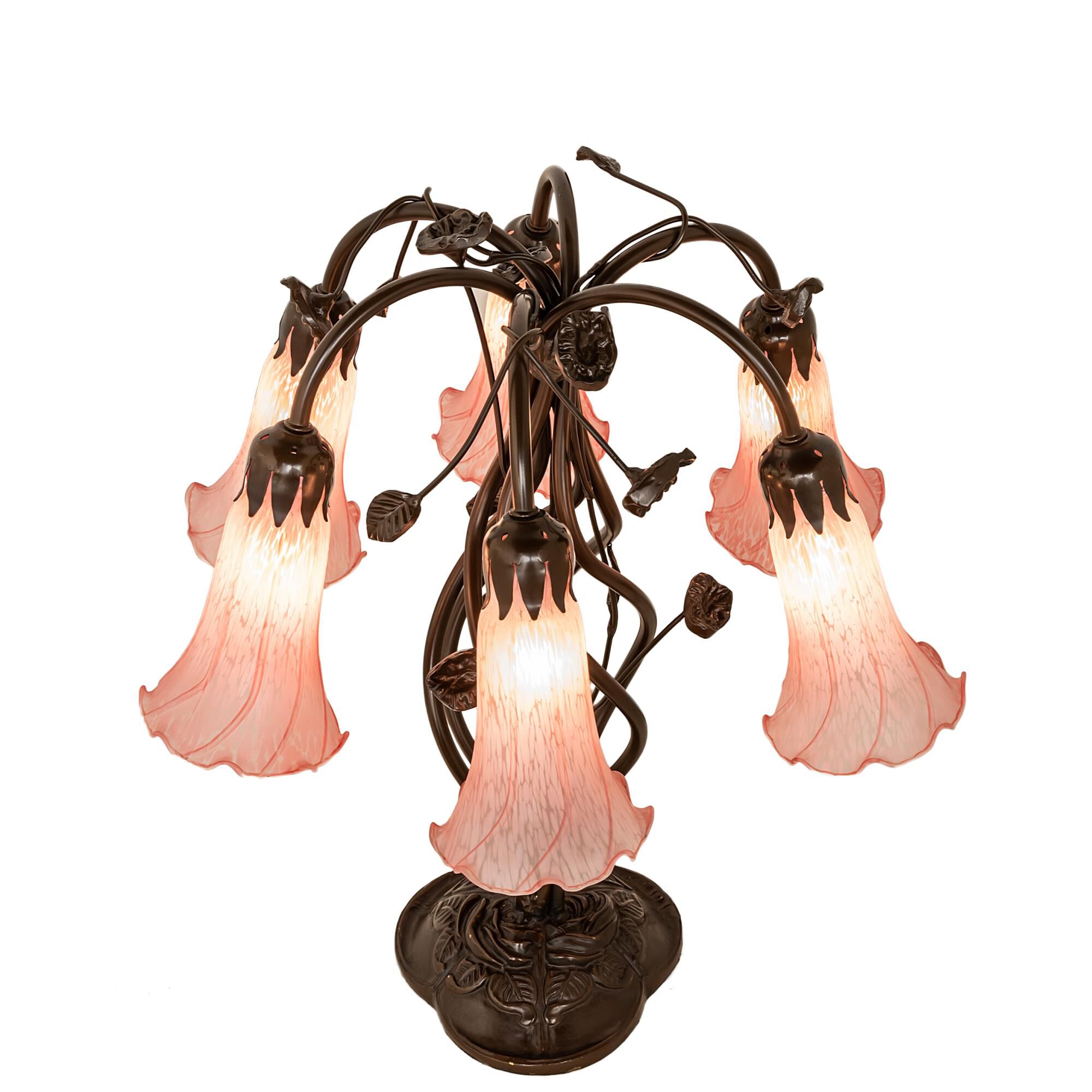 Pink 19 Inch Table Lamp by Meyda Lighting