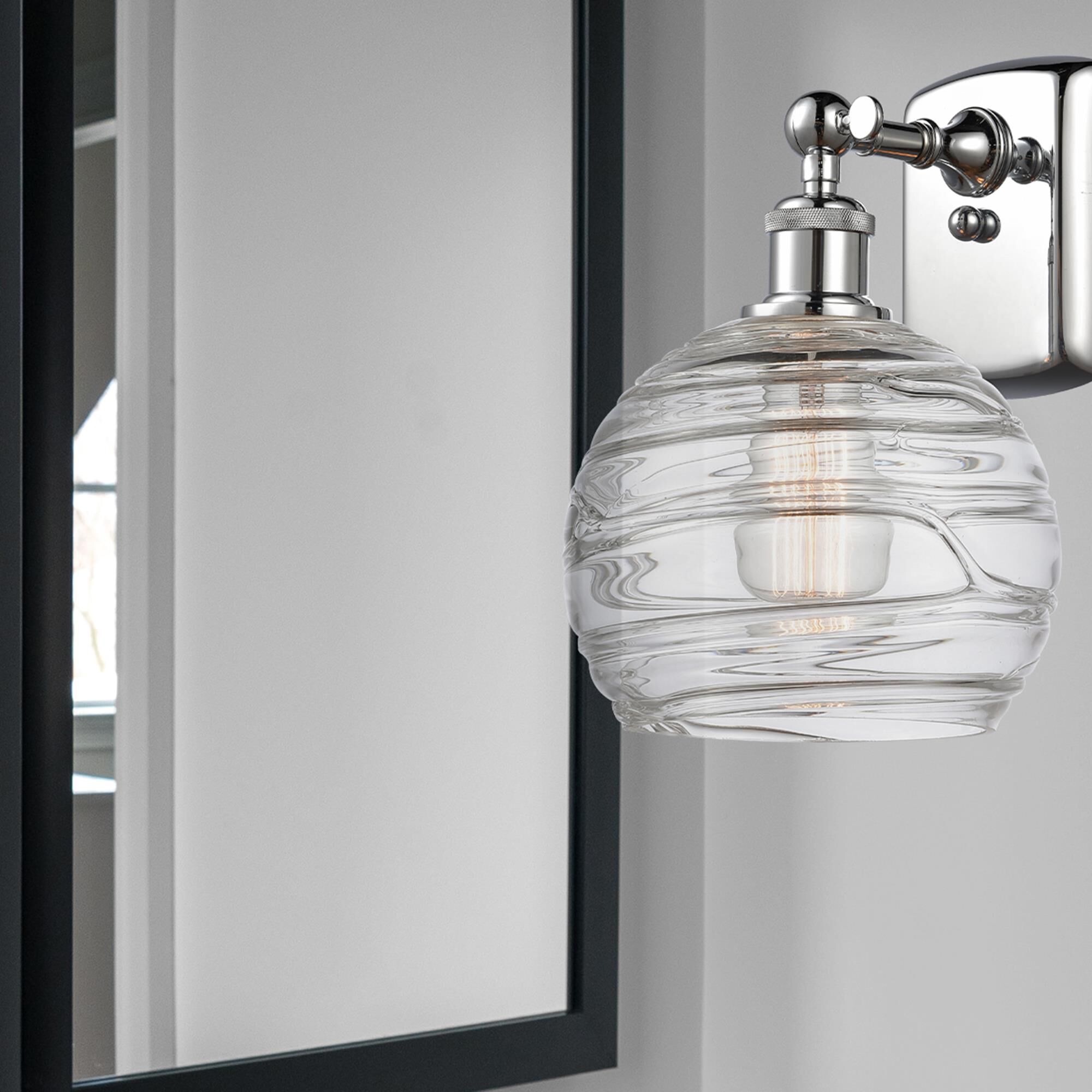 Bruno Marashlian Athens Deco Swirl 8 Inch Wall Sconce by Innovations Lighting