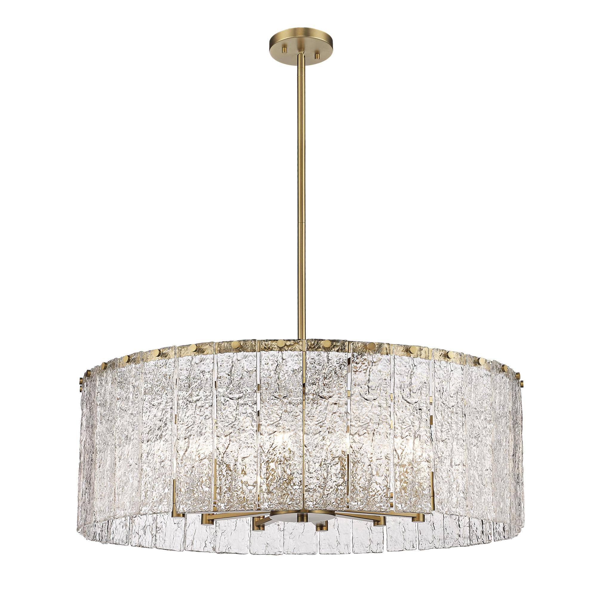 Glacier 32 Inch 12 Light Chandelier by Z-Lite