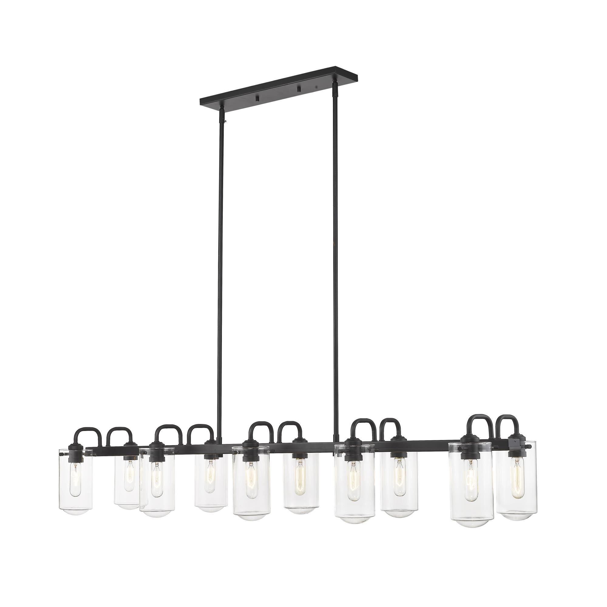 Delaney 56 Inch 10 Light Linear Suspension Light by Z-Lite