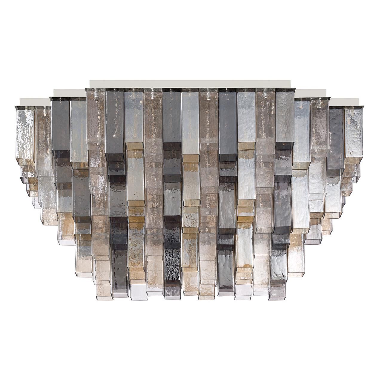 Shown in Chrome finish and Mixed glass