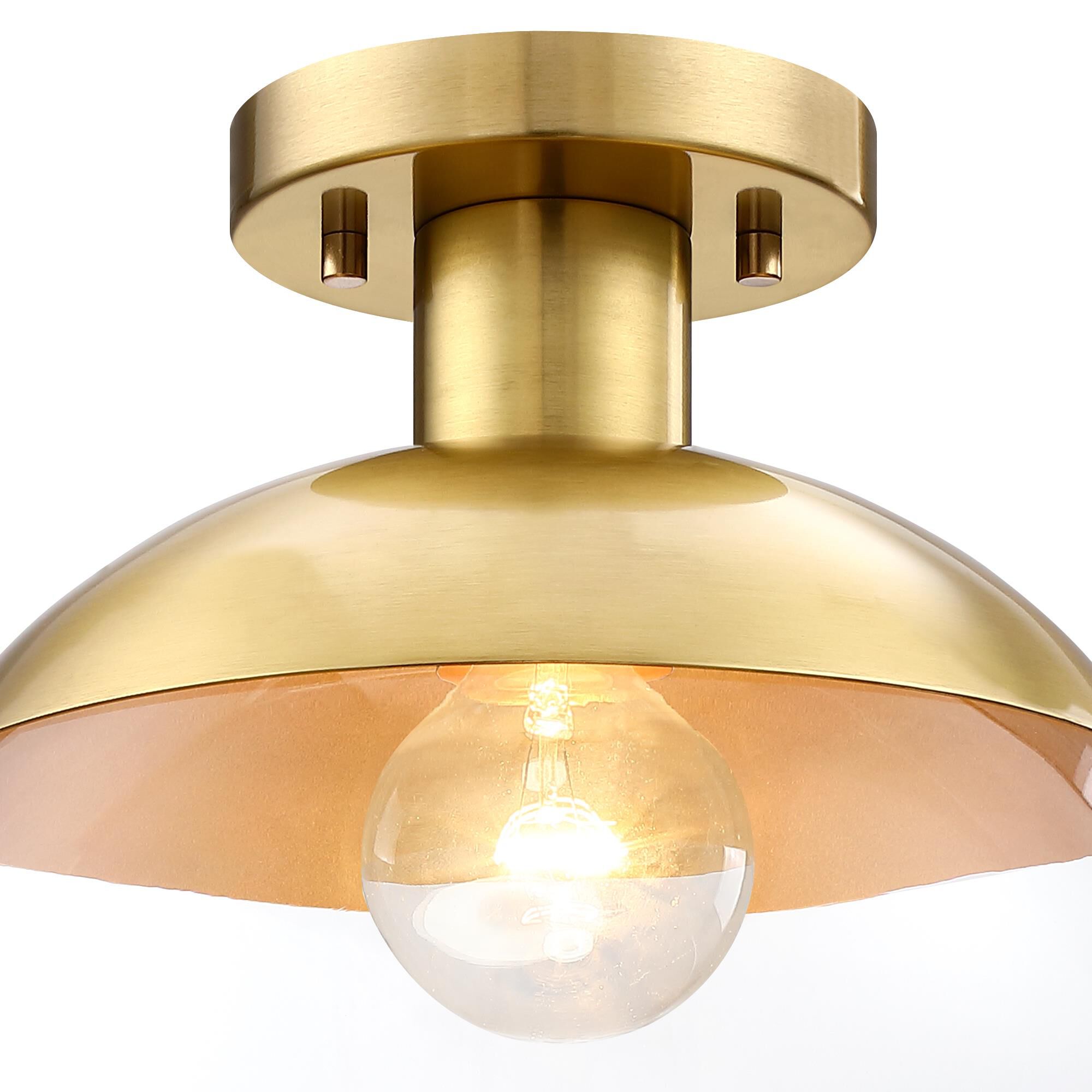 Rey  13 Inch Semi Flush Mount by Designers Fountain