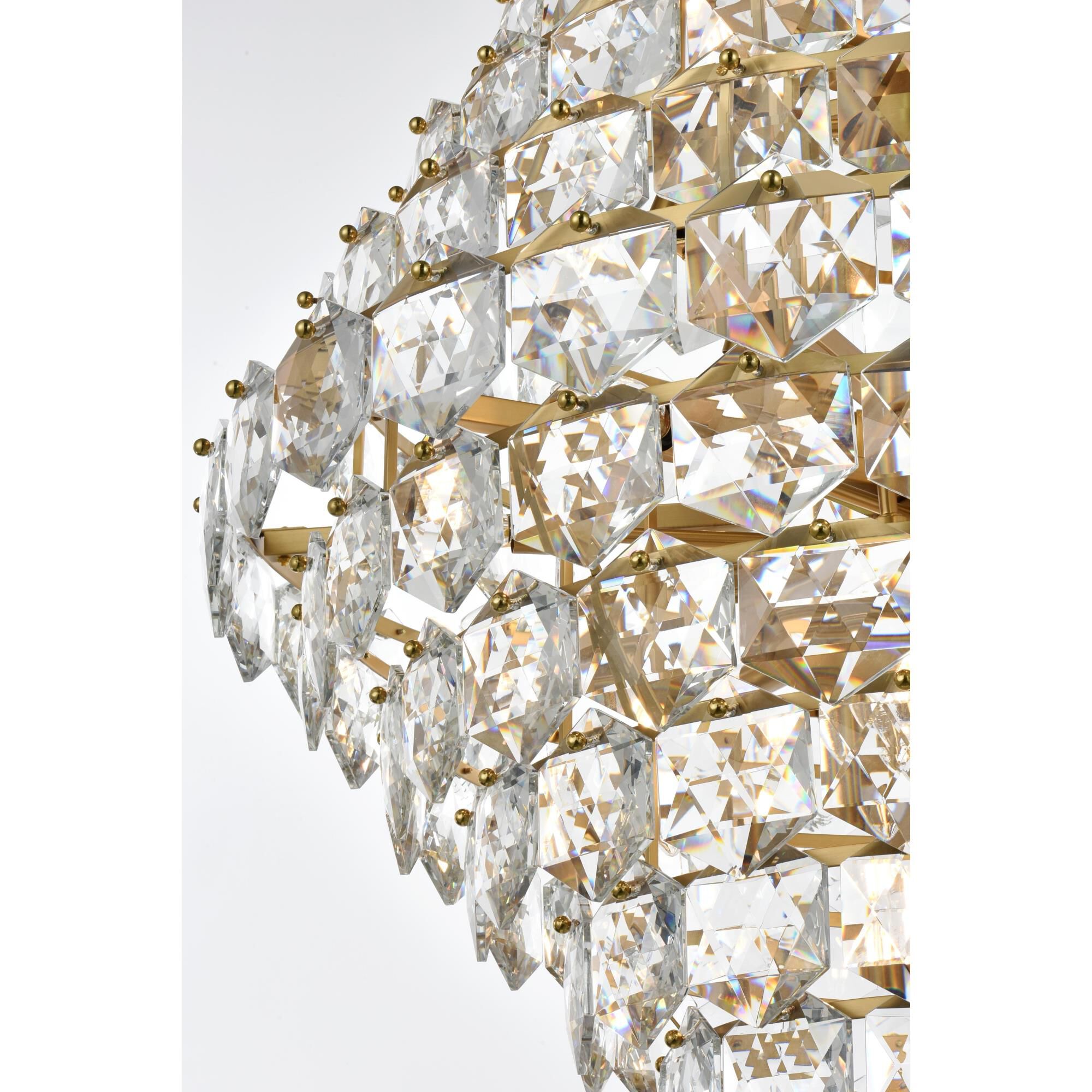 Adaline 36 Inch Chandelier by Elegant Lighting