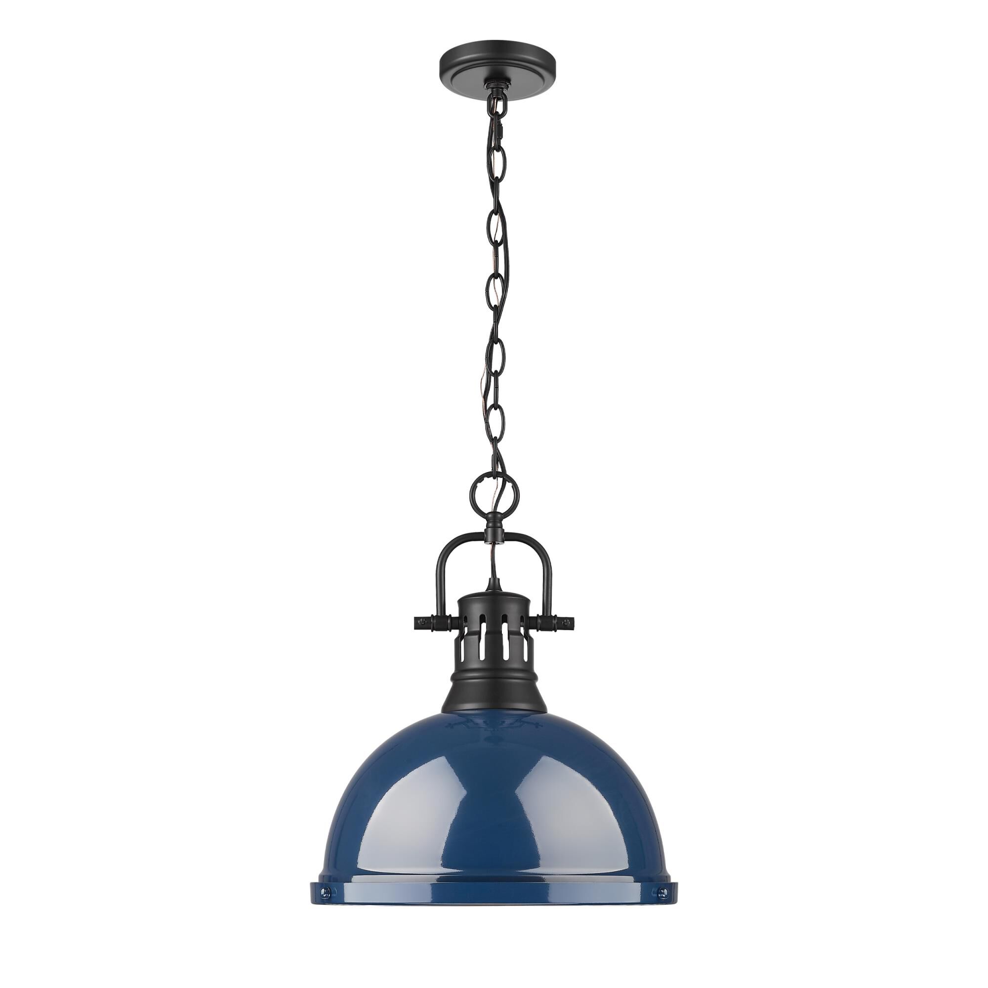 Shown in Navy Blue finish and Navy Blue shade
