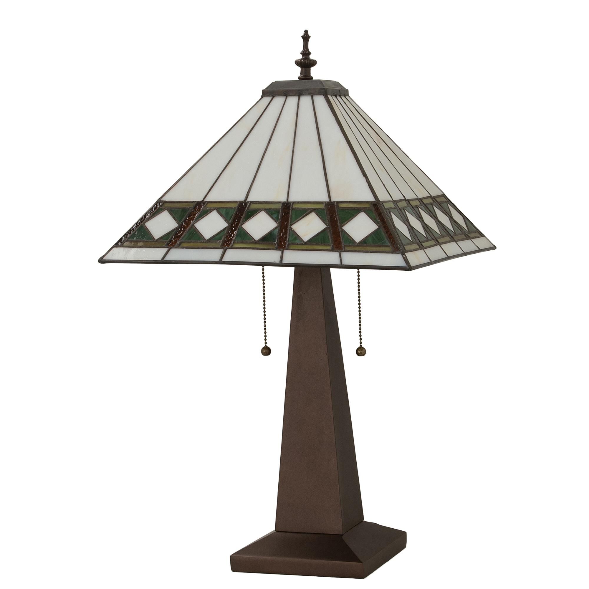 Diamond Band Mission 24 Inch Table Lamp by Meyda Lighting