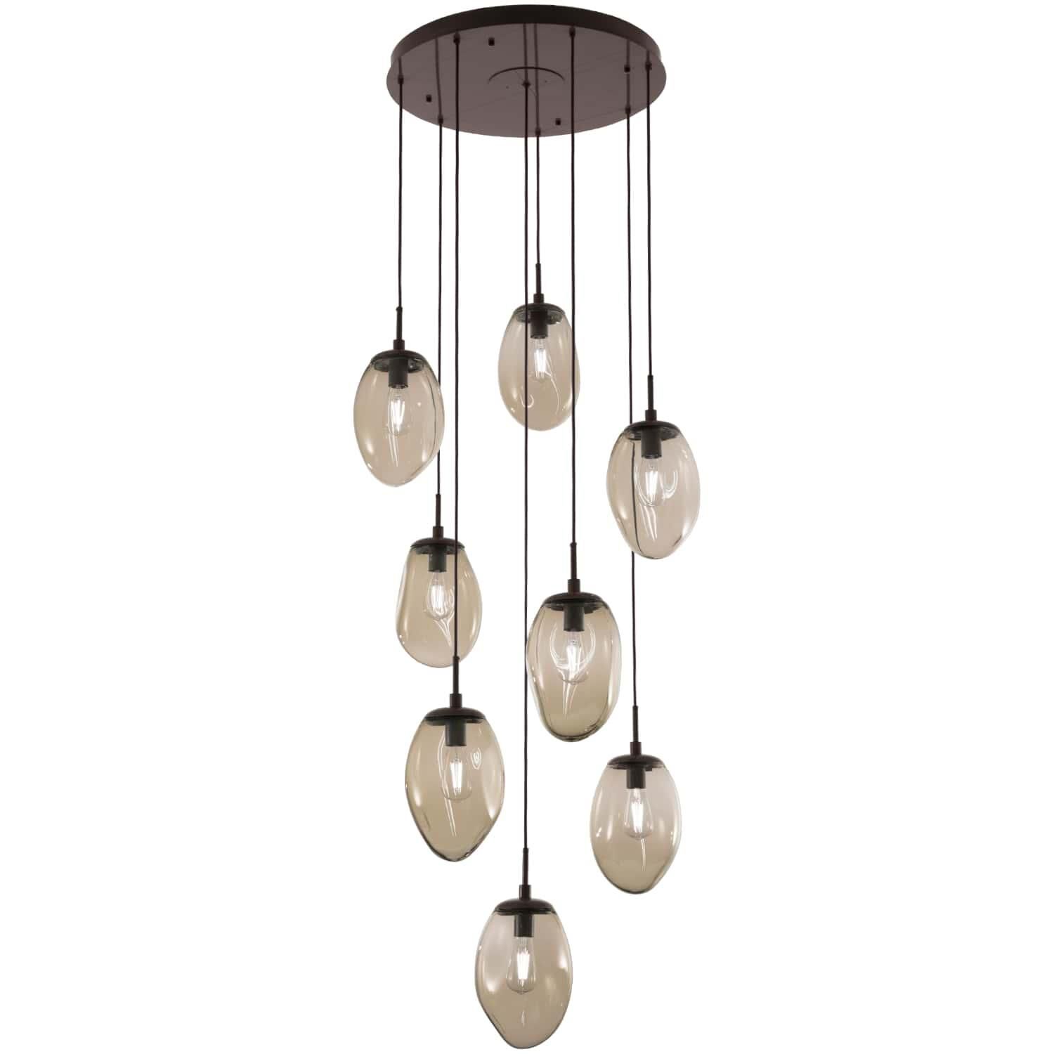 Levi Wilson Nebula 29 Inch 8 Light Multi Light Pendant by Hammerton Studio