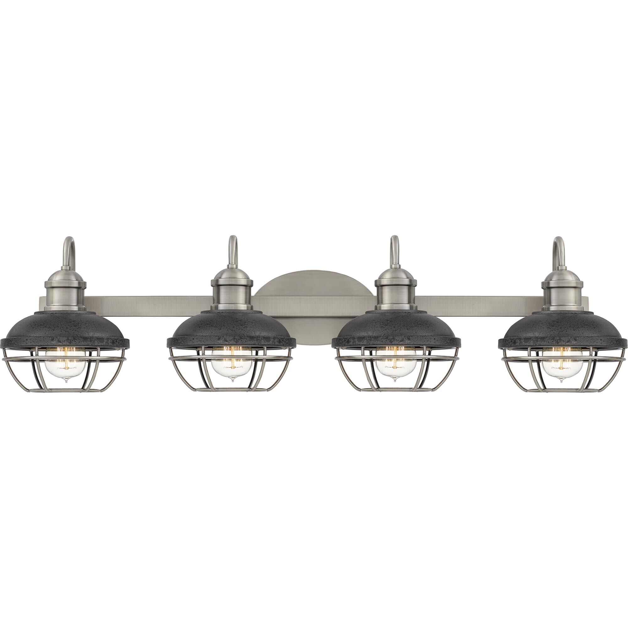 34 Inch 4 Light Bath Vanity Light by Quoizel