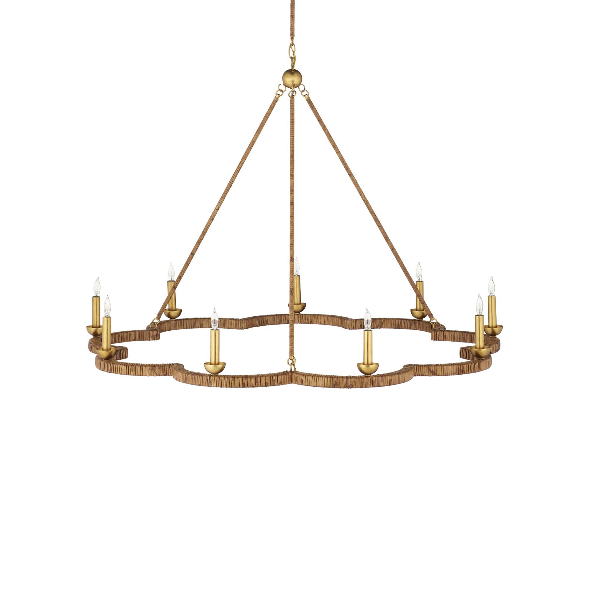 Shown in Natural, Contemporary Gold Leaf finish