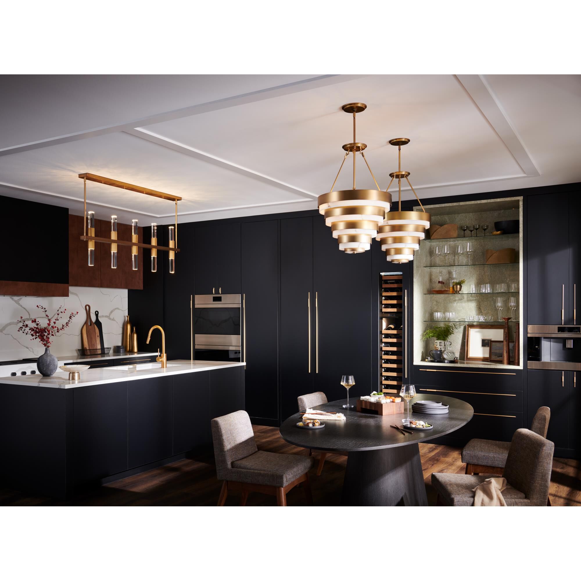 Lisa McDennon Echelon 18 Inch 8 Light Mini Chandelier by Hinkley Lighting