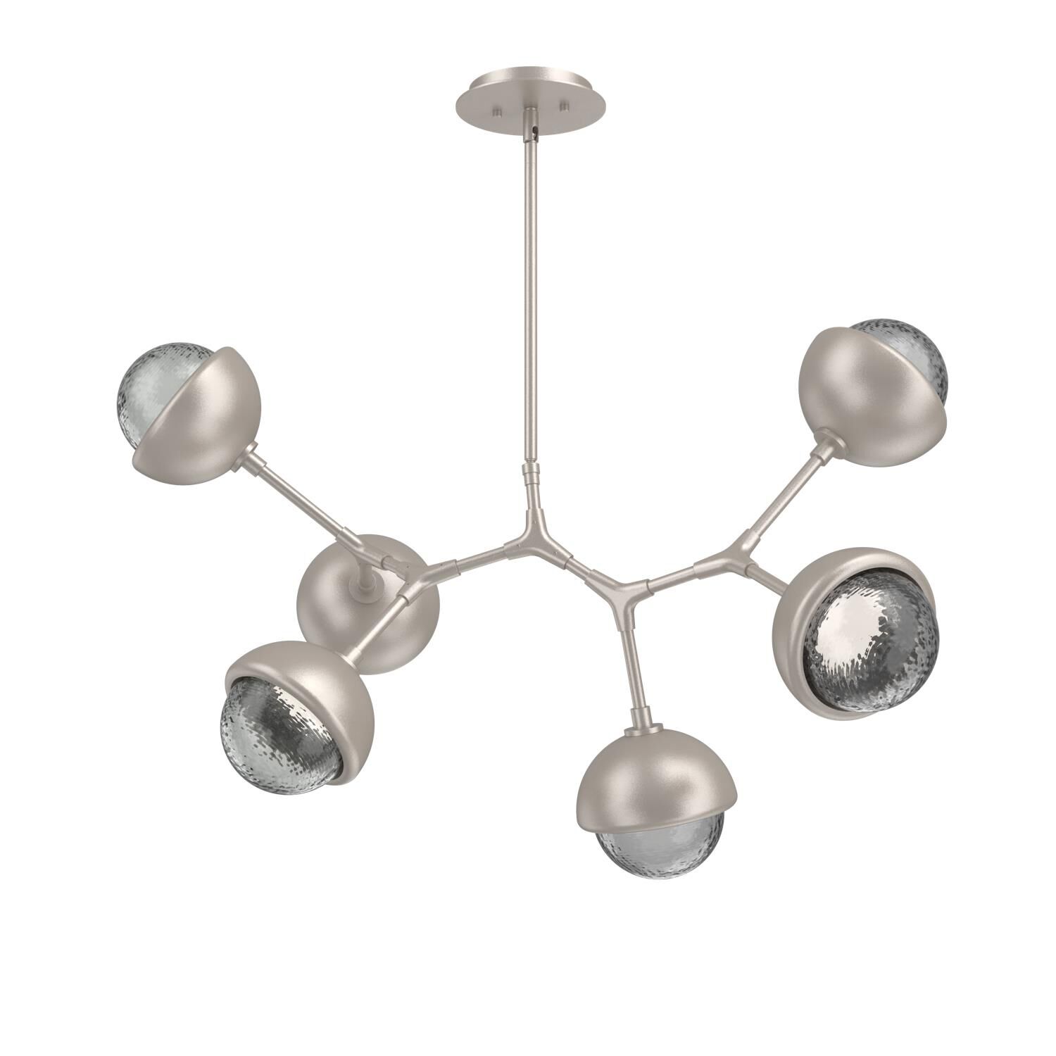 Levi Wilson Cabochon 31 Inch Linear Suspension Light by Hammerton Studio