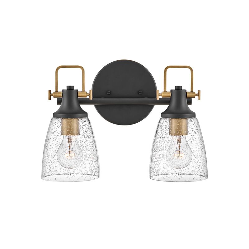 Easton 14 Inch 2 Light Bath Vanity Light by Hinkley