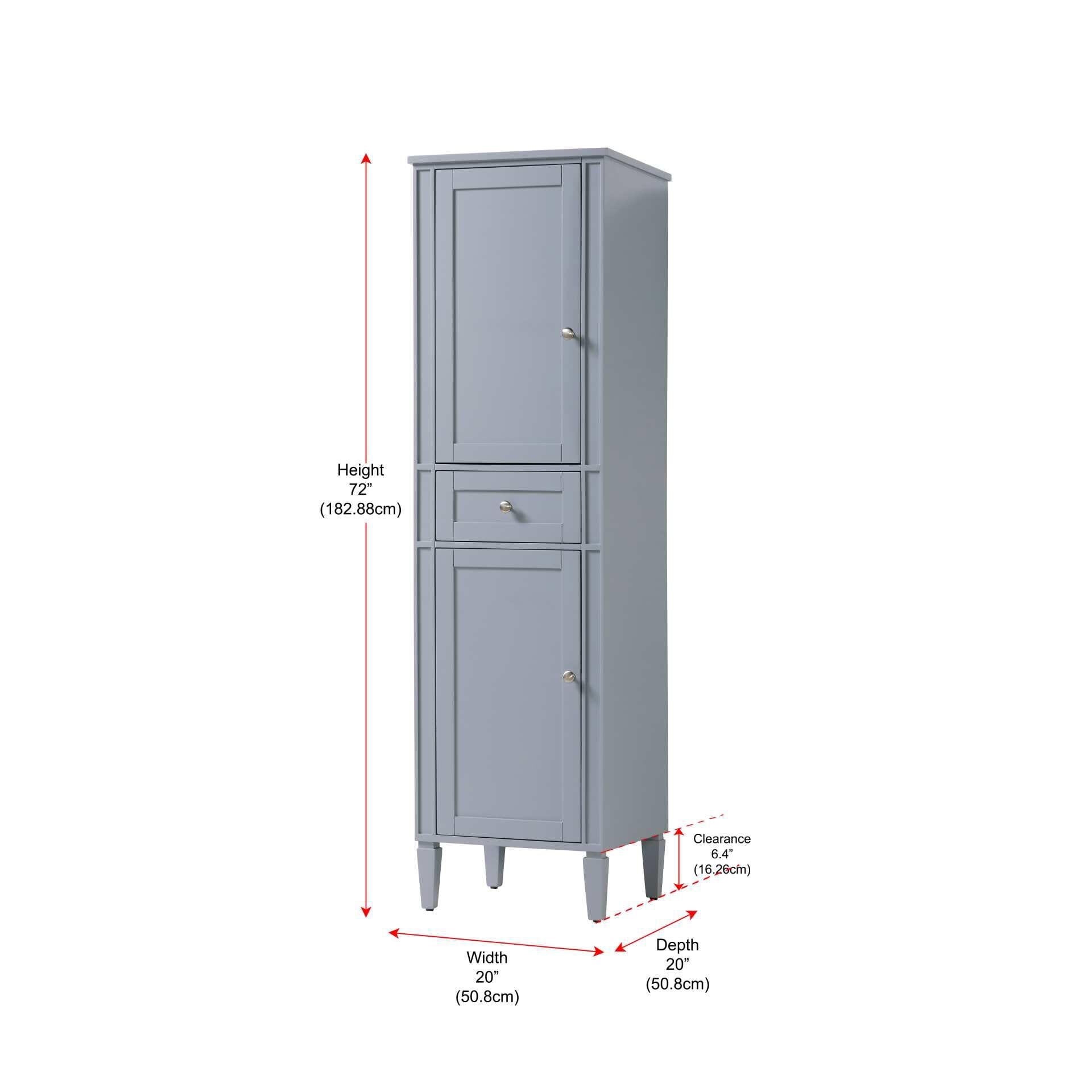 Shown in Grey finish