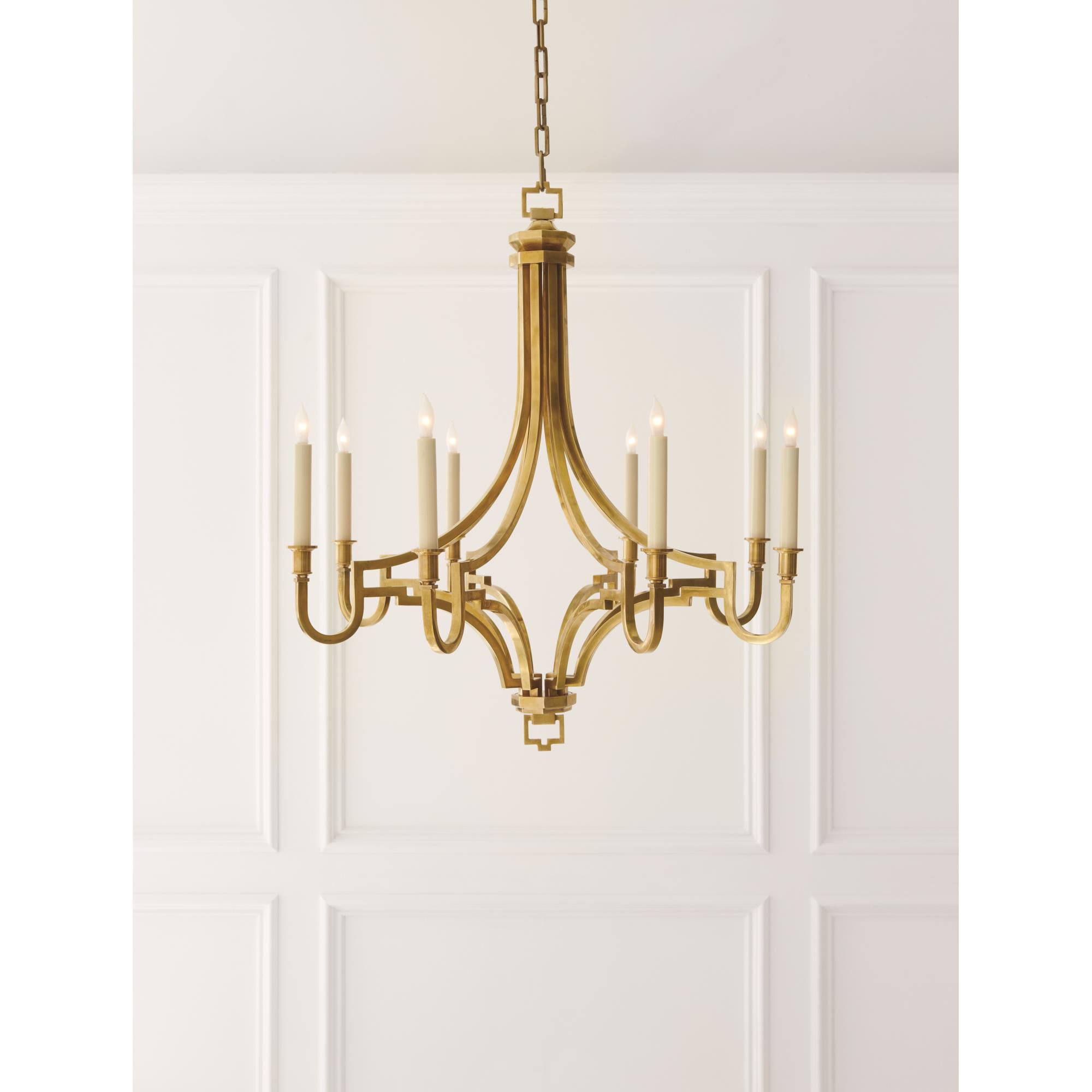 Shown in Antique-Burnished Brass finish