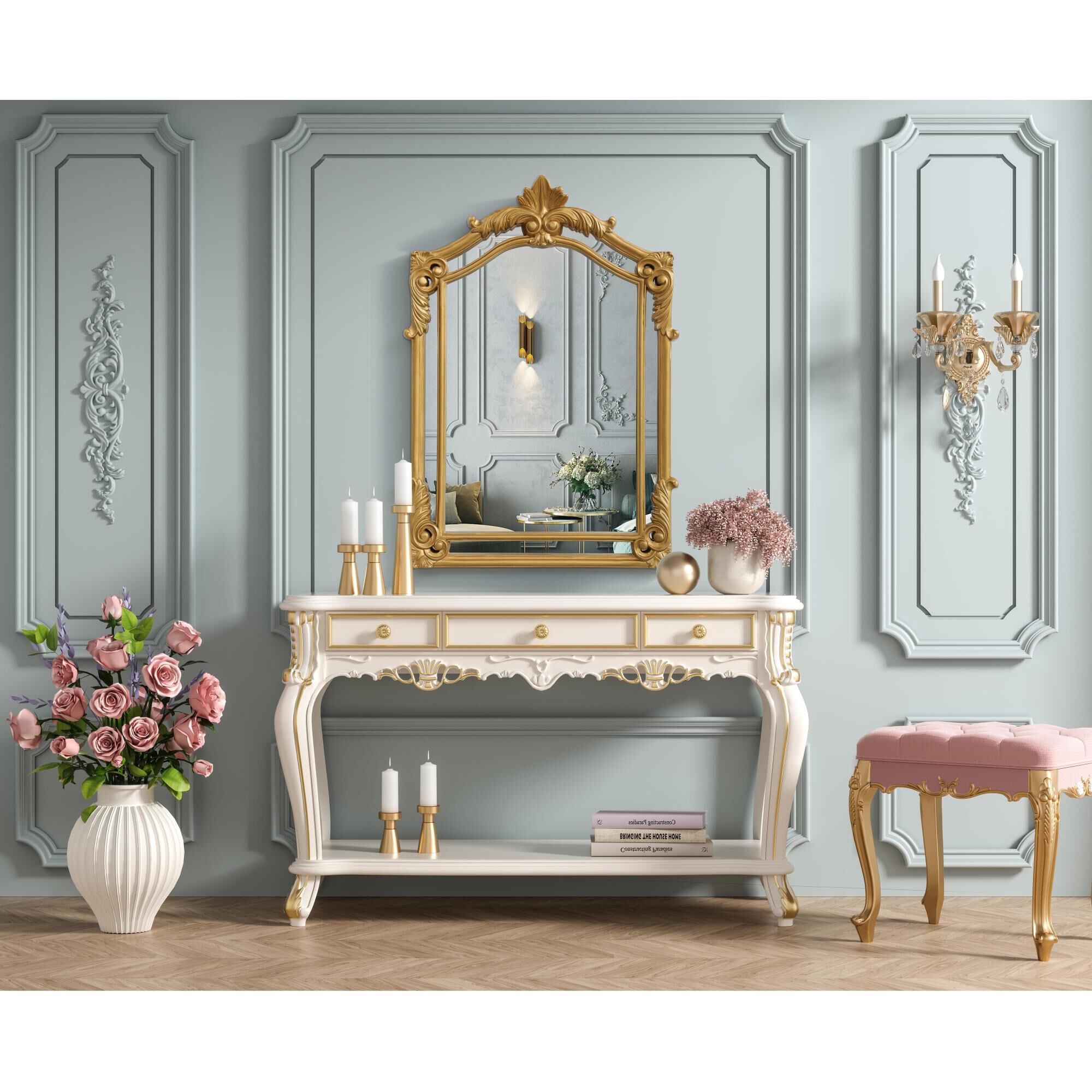 Madeline 36 Inch Deocrative Mirror by Elegant Dcor