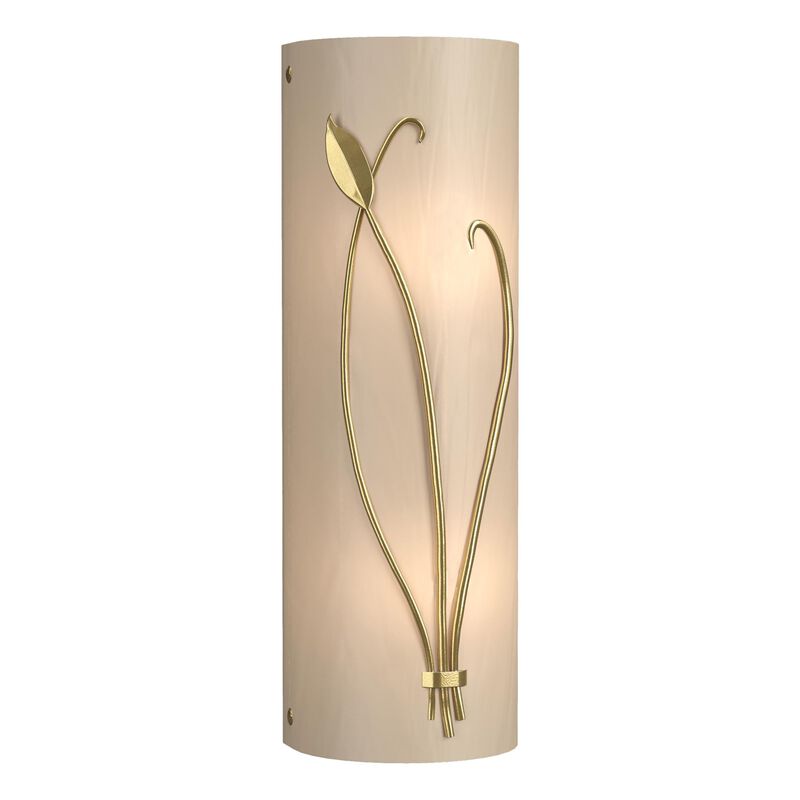 Forged Leaves 17 Inch 2 Light Wall Sconce by Hubbardton Forge