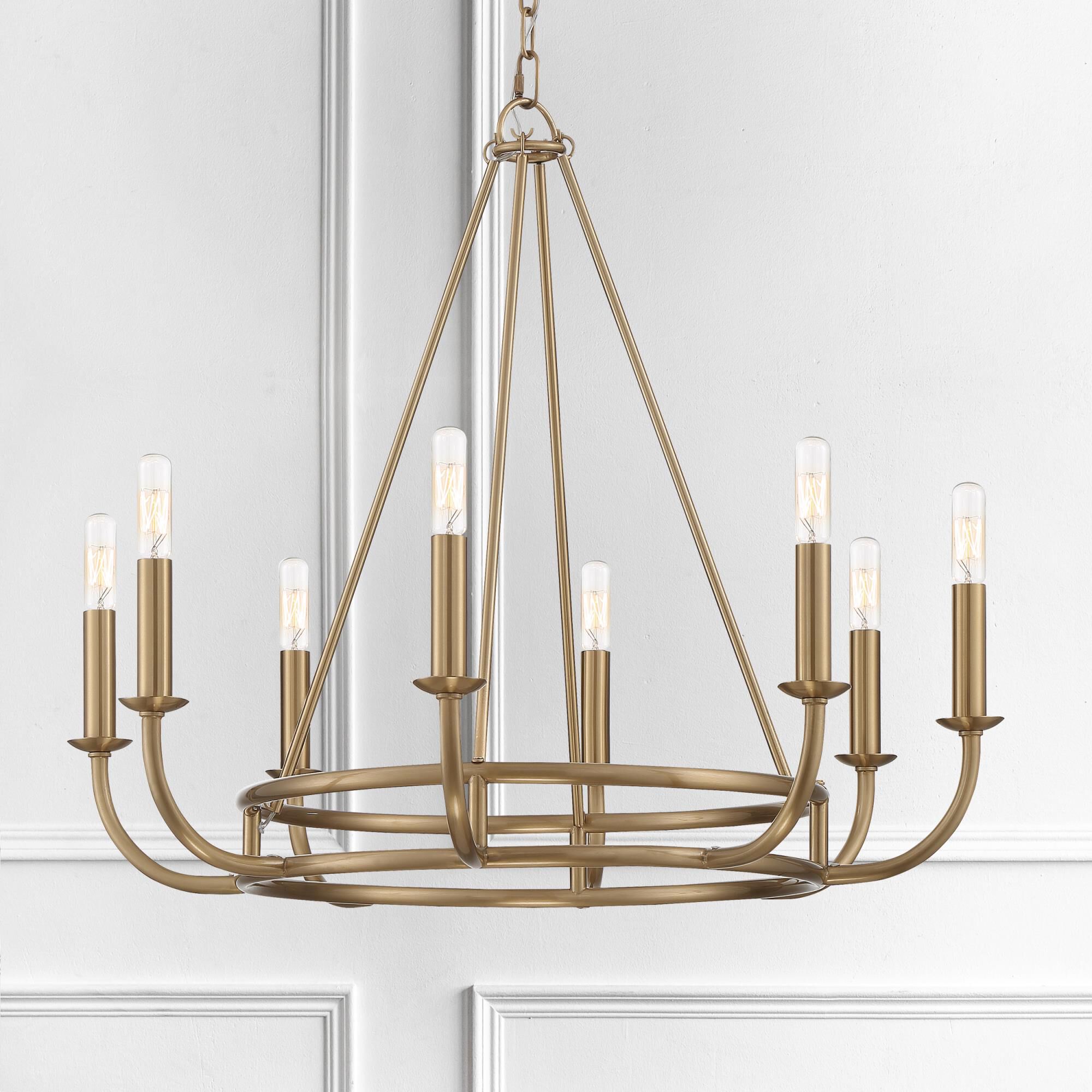 Bailey 28 Inch 8 Light Chandelier by Crystorama