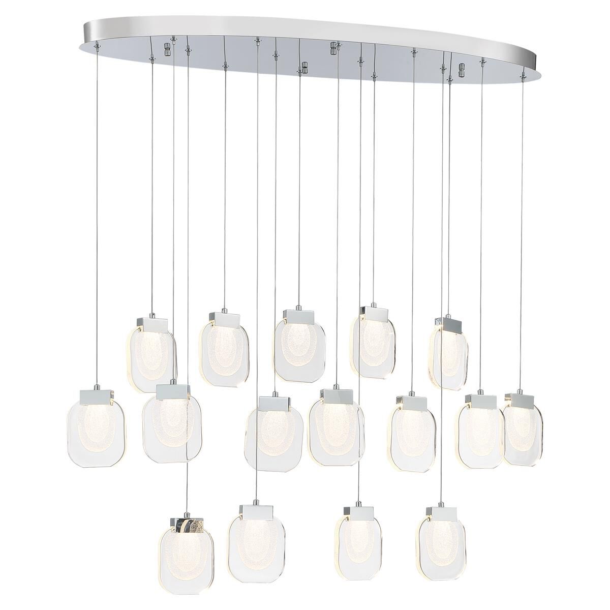 Paget 44 Inch 16 Light LED Multi Light Pendant by Eurofase Lighting