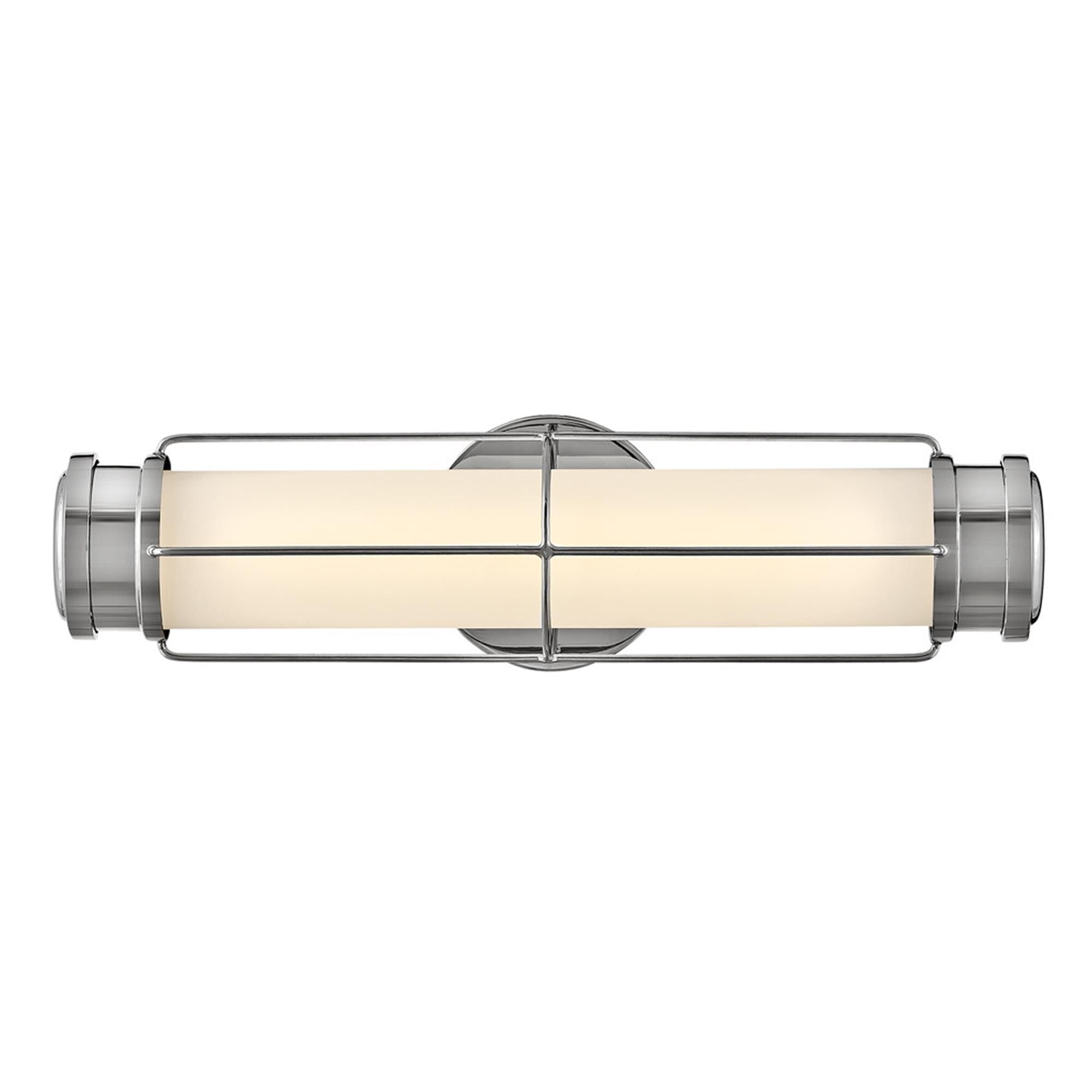 Shown in Polished Nickel finish and Etched Opal glass