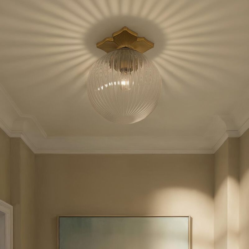 Orly 10 Inch Semi Flush Mount by Crystorama