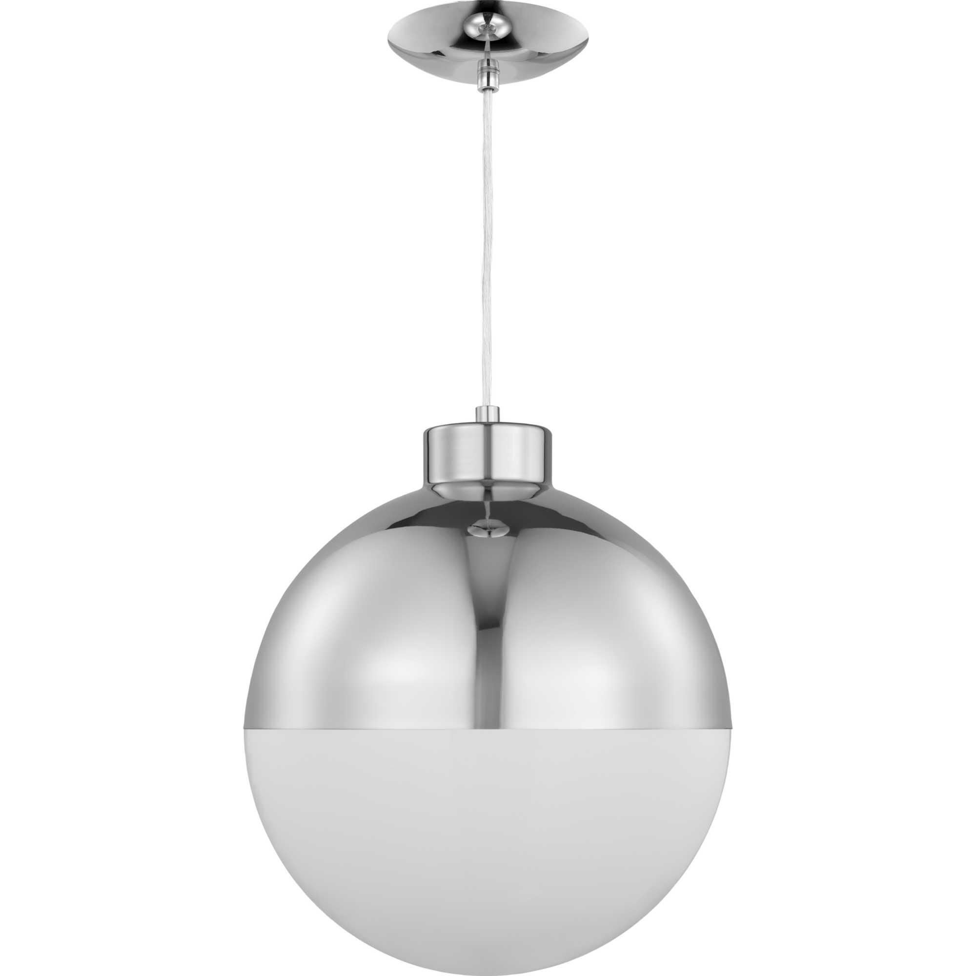 Shown in Polished Chrome finish and Opal glass