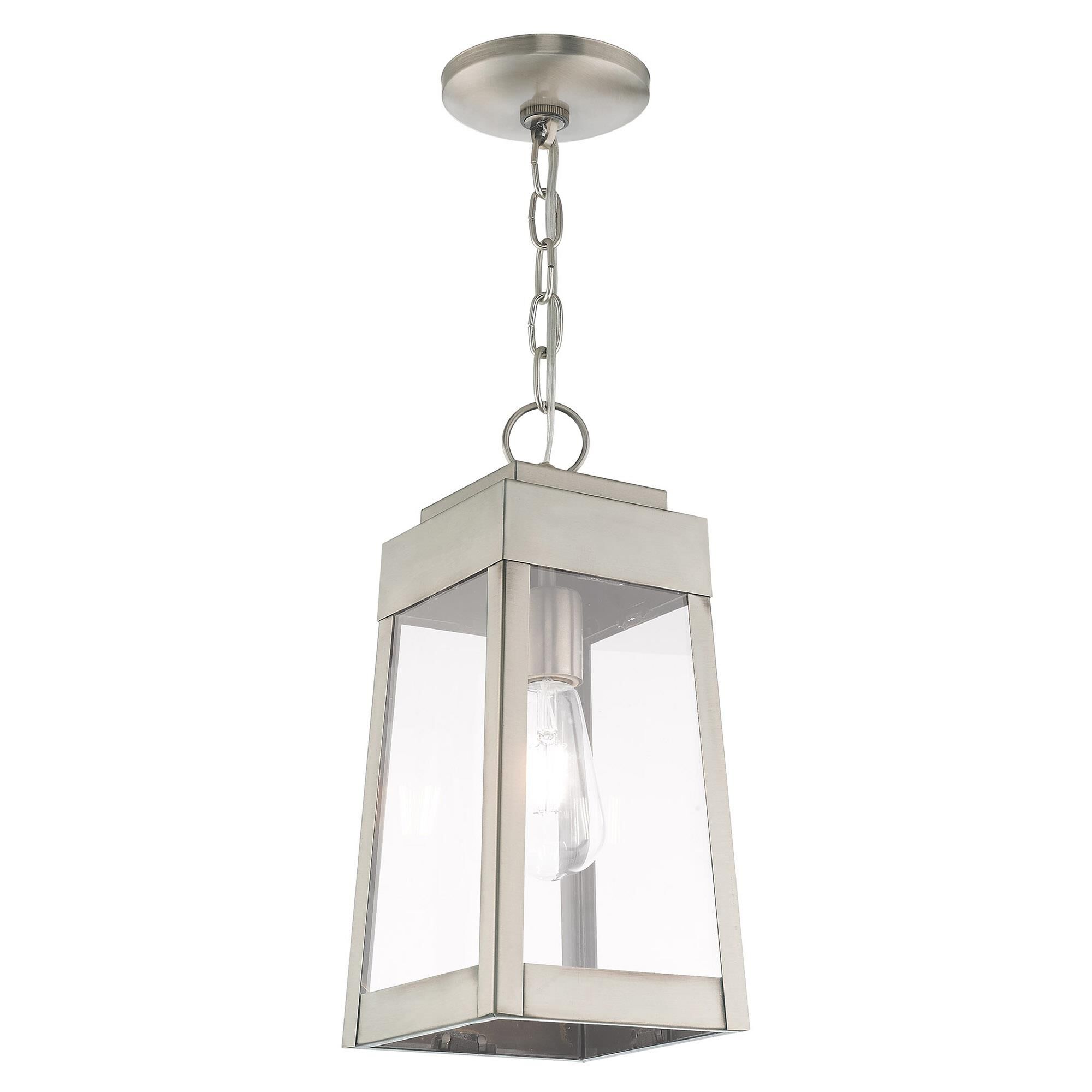 Oslo 14 Inch Tall 1 Light Outdoor Hanging Lantern by Livex Lighting