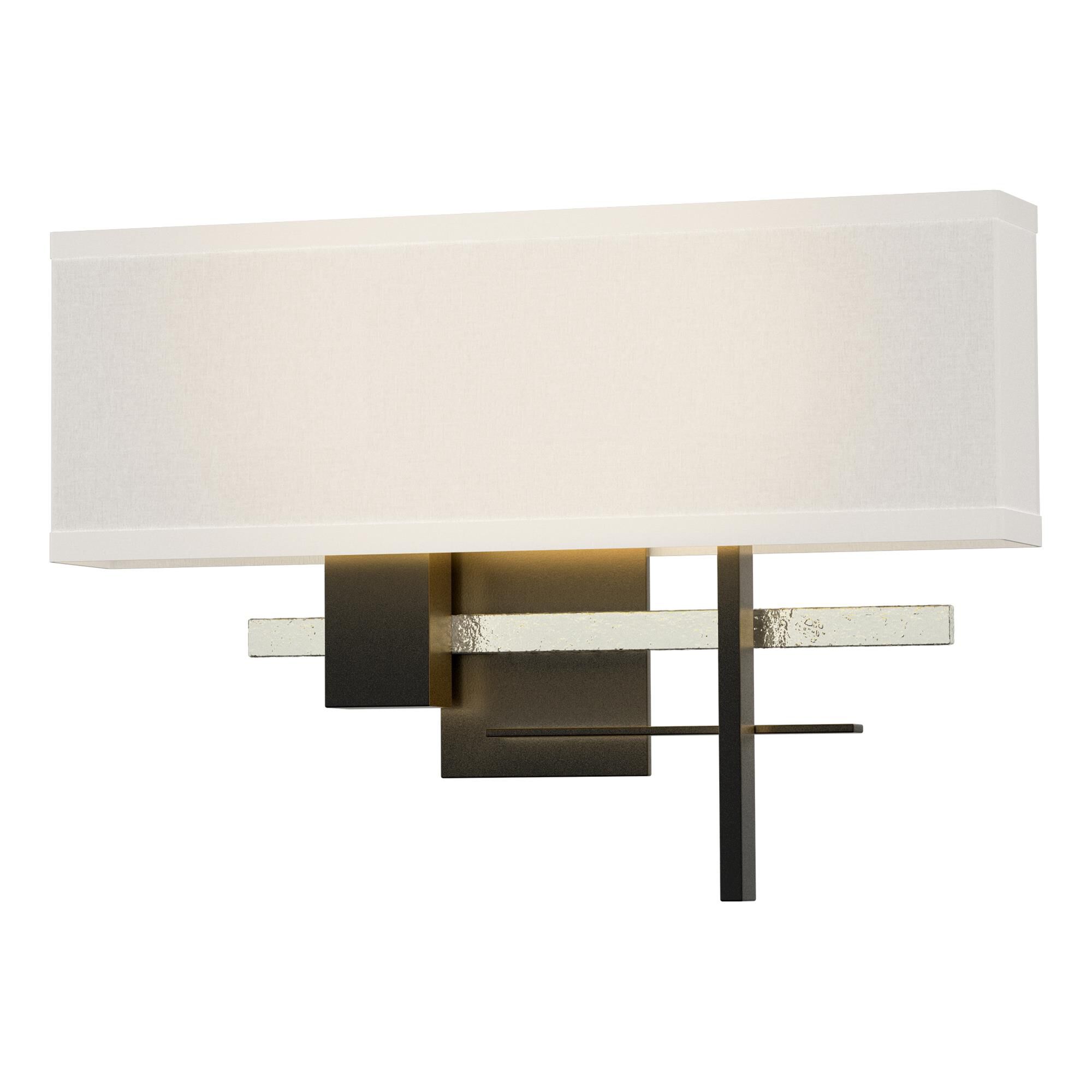 Shown in Black finish and Flax shade and Sterling accent