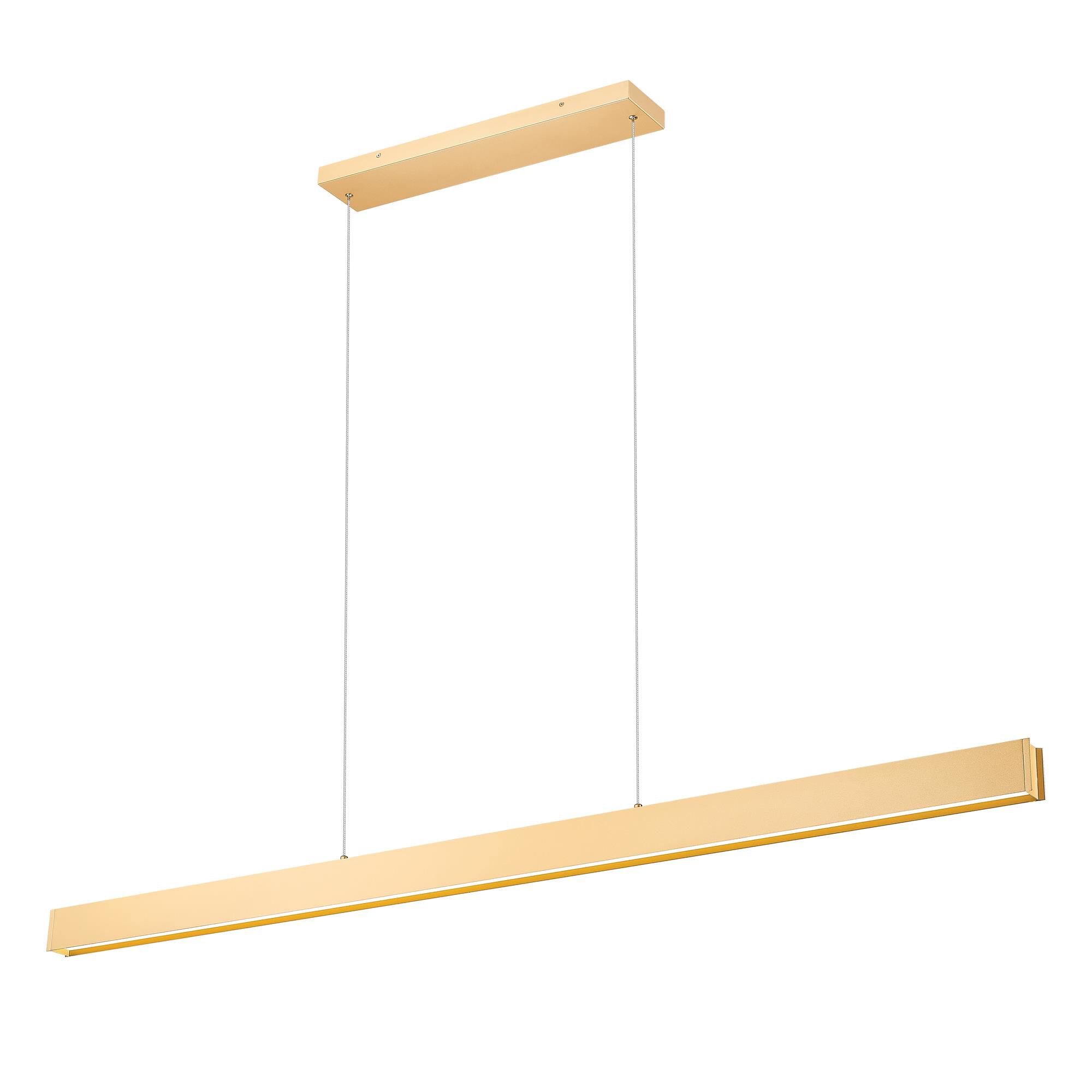 Shown in Gold finish and Frosted glass