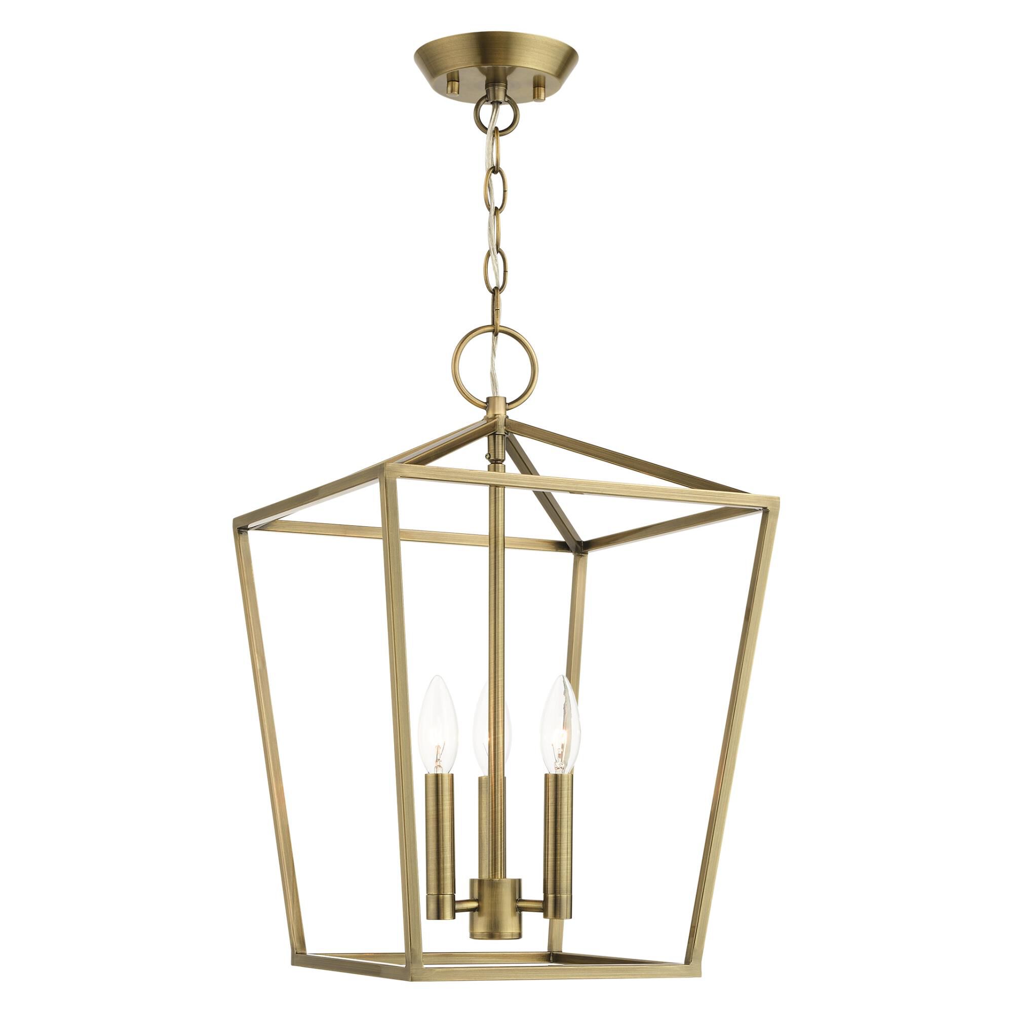 Devone 12 Inch Cage Pendant by Livex Lighting