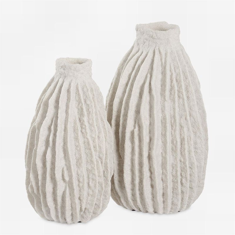 Ivory Ridge Vase by Uttermost
