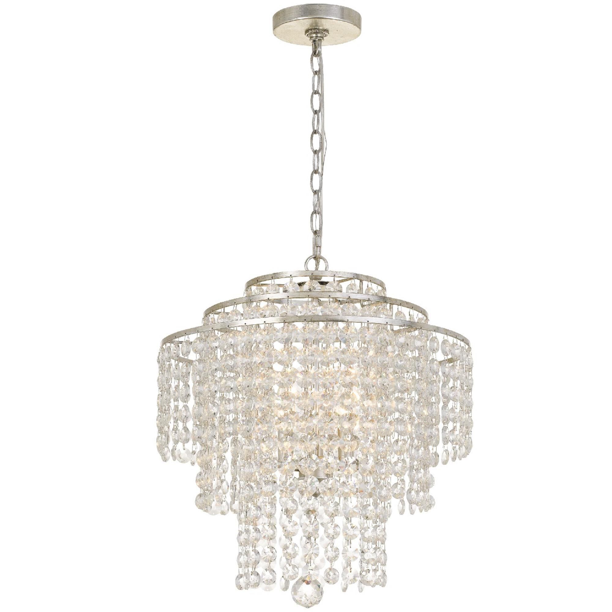 Shown in Silver finish and Hand Cut crystal