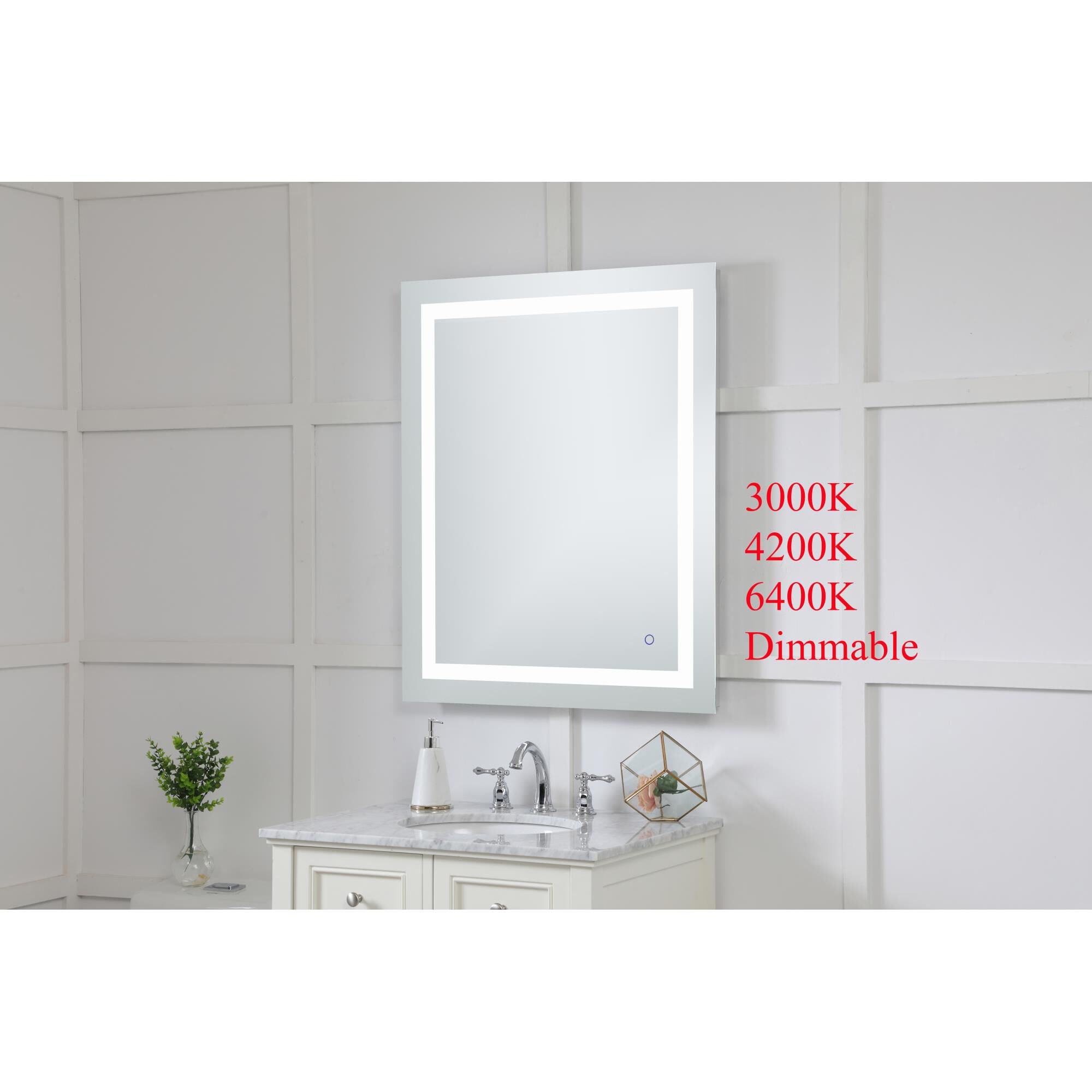 Helios LED Lighted Mirrors by Elegant Decor