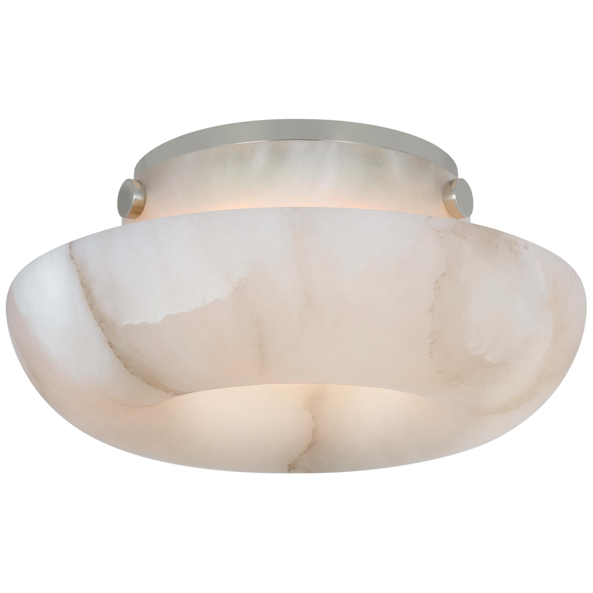 Shown in Alabaster and Polished Nickel finish
