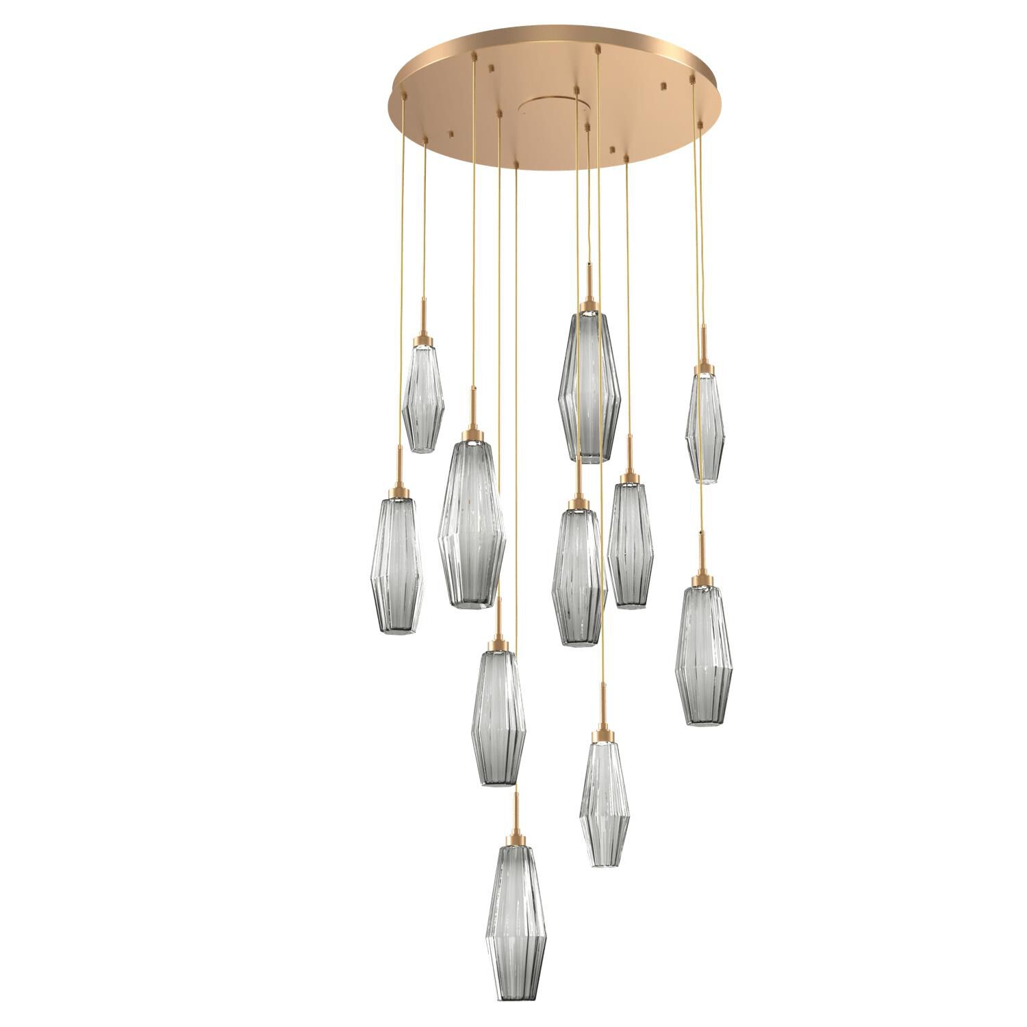 Aalto 33 Inch 11 Light LED Multi Light Pendant by Hammerton Studio